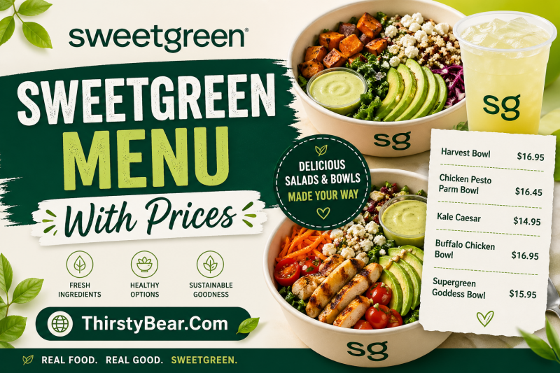 Sweetgreen Menu With Prices