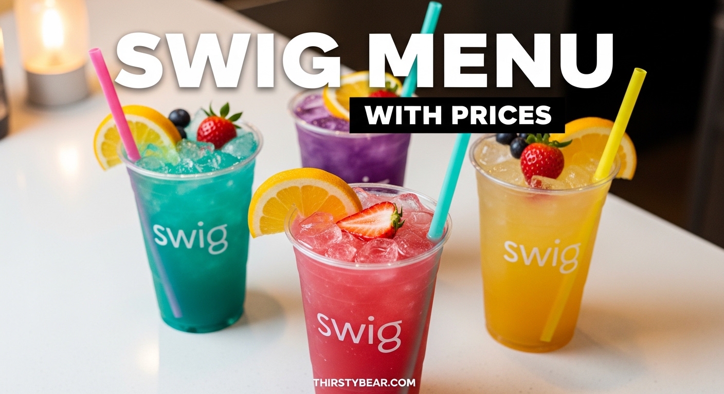 Swig Menu With Prices