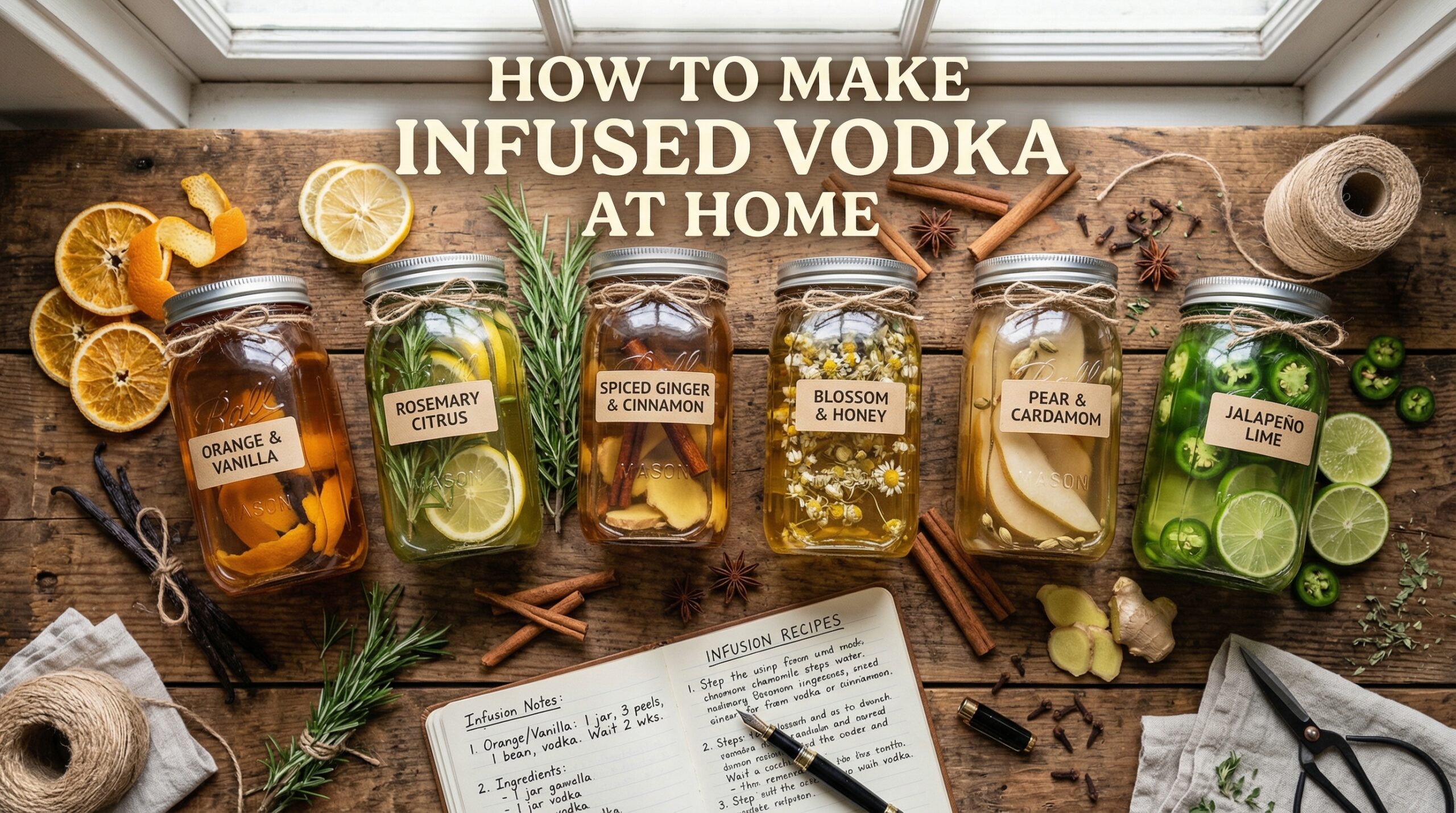 How to Make Infused Vodka at Home