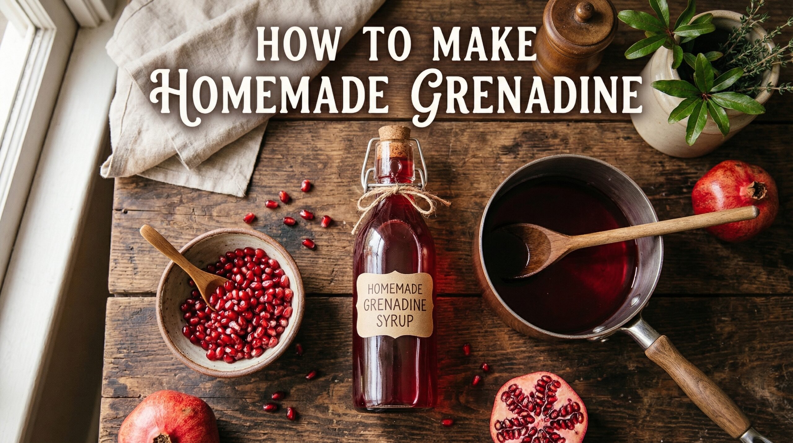 How to Make Homemade Grenadine