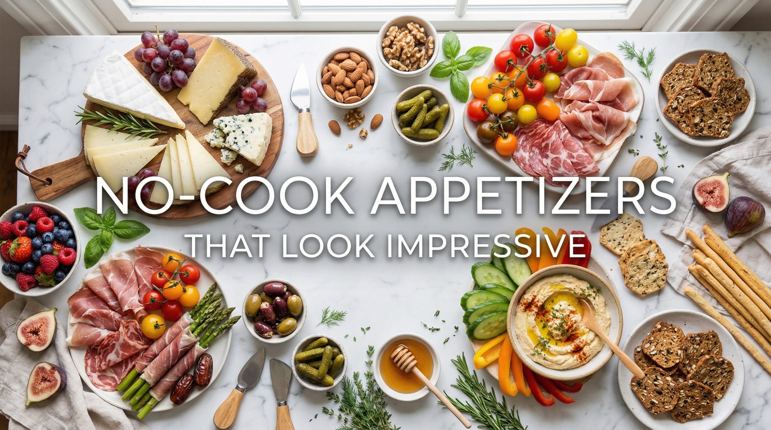 No-Cook Appetizers That Look Impressive