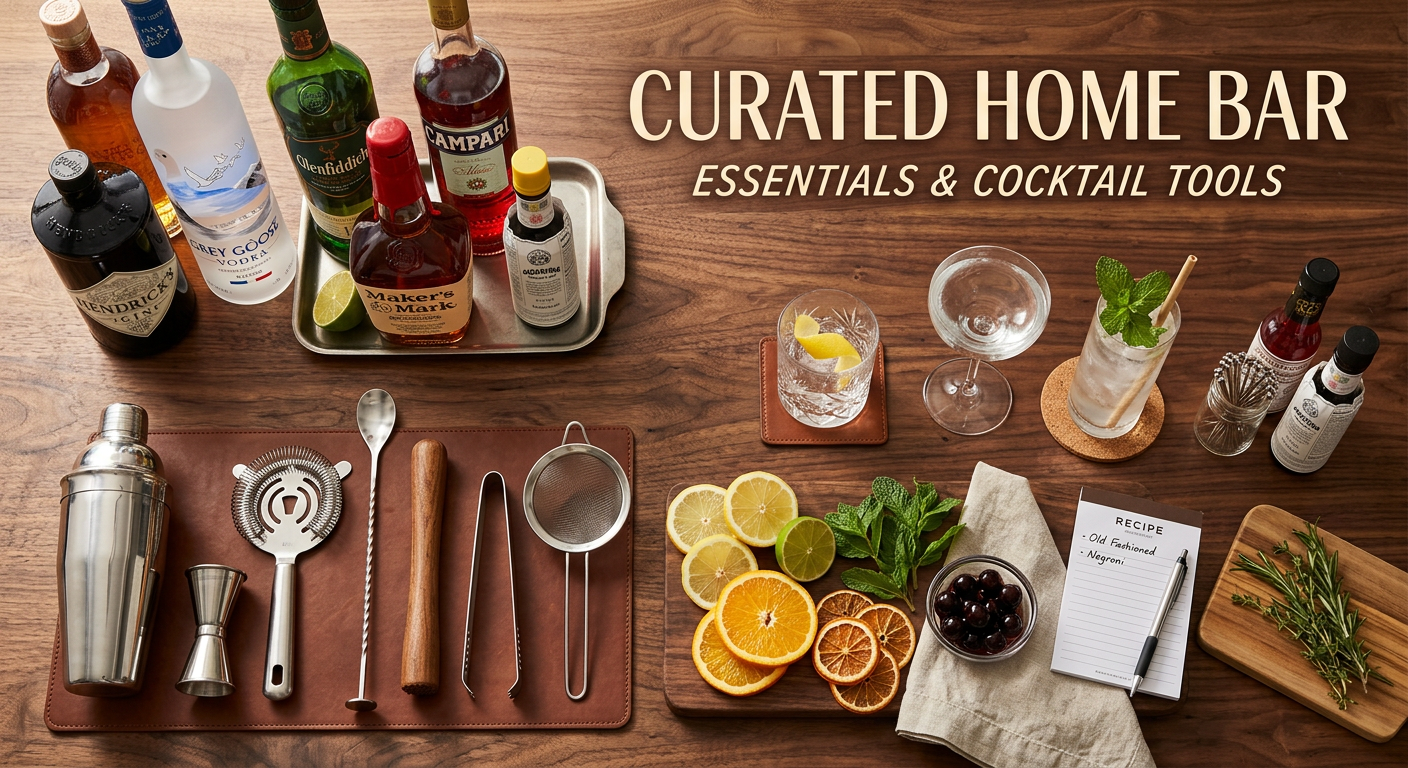 How to Stock a Home Bar on a Budget