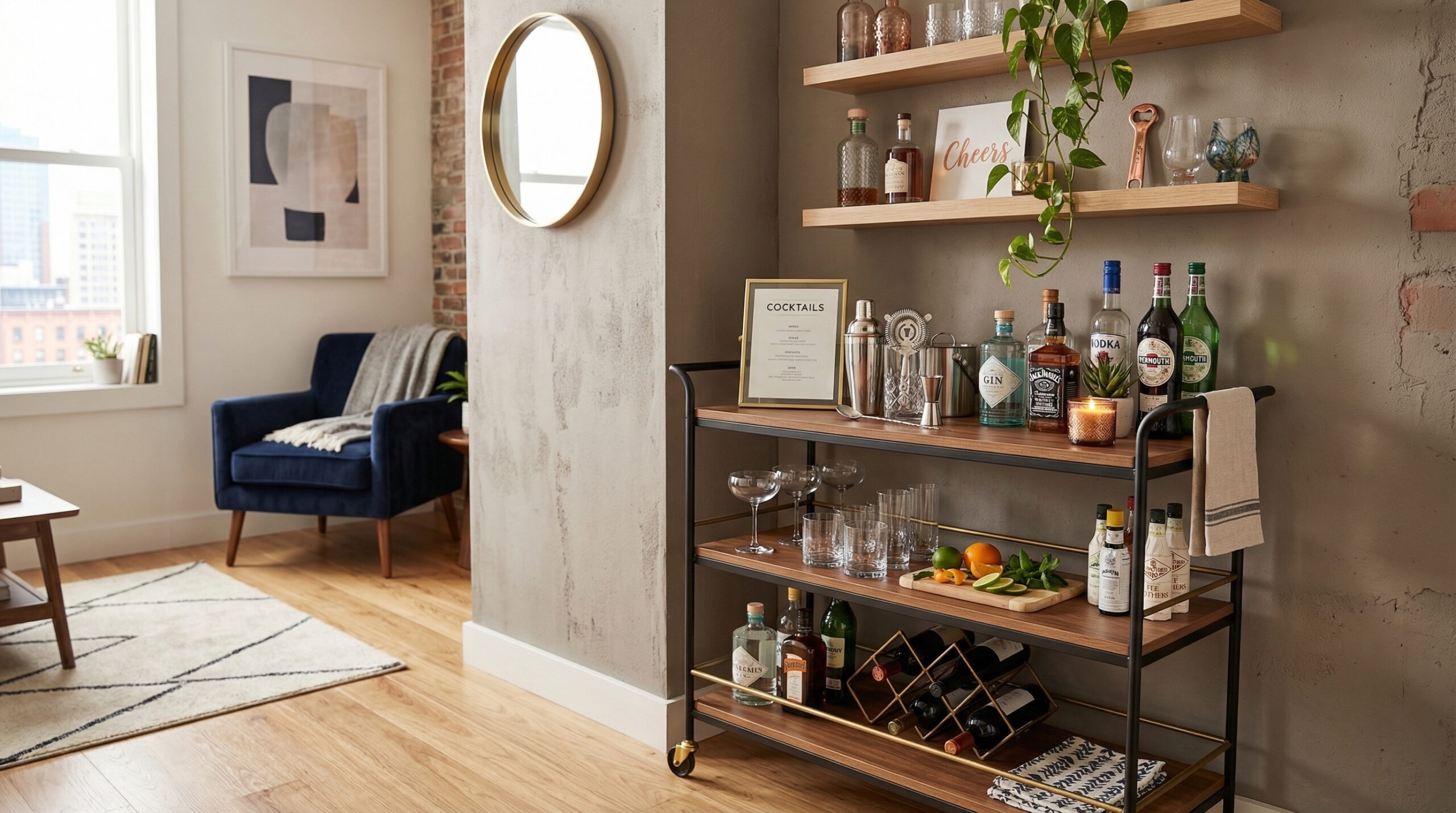 Mini Bar Ideas for Small Spaces