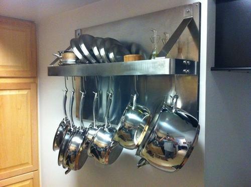 Cuisinart Octagonal Hanging Cookware Rack, Stainless Steel customer photo 1