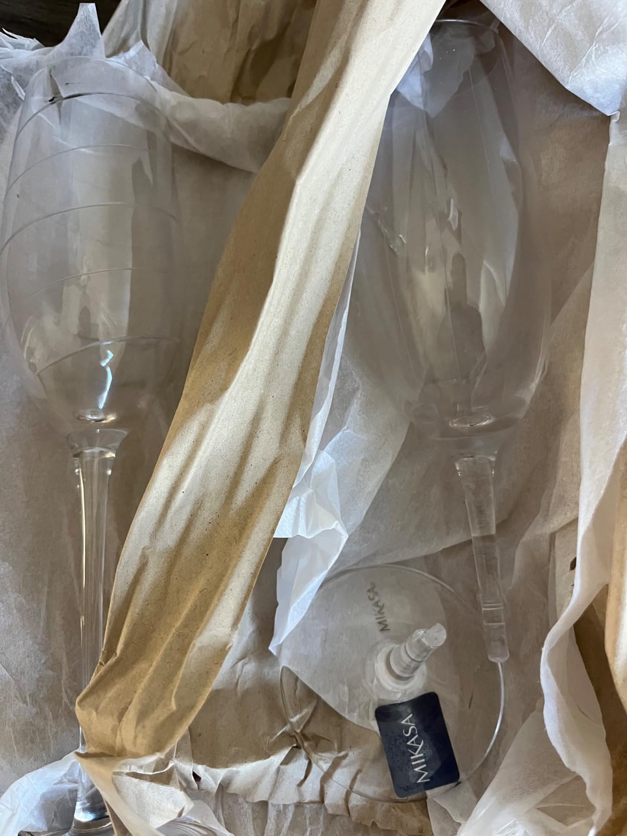 Mikasa Crystal Cheers Champagne Flutes, Set of 4, 8 fluid ounces customer photo 1