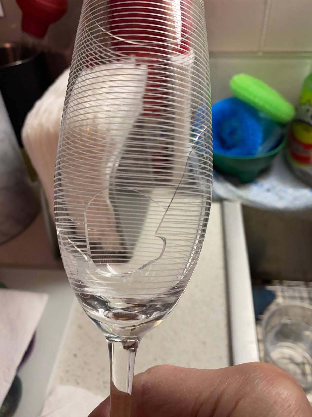 Mikasa Crystal Cheers Champagne Flutes, Set of 4, 8 fluid ounces customer photo 2