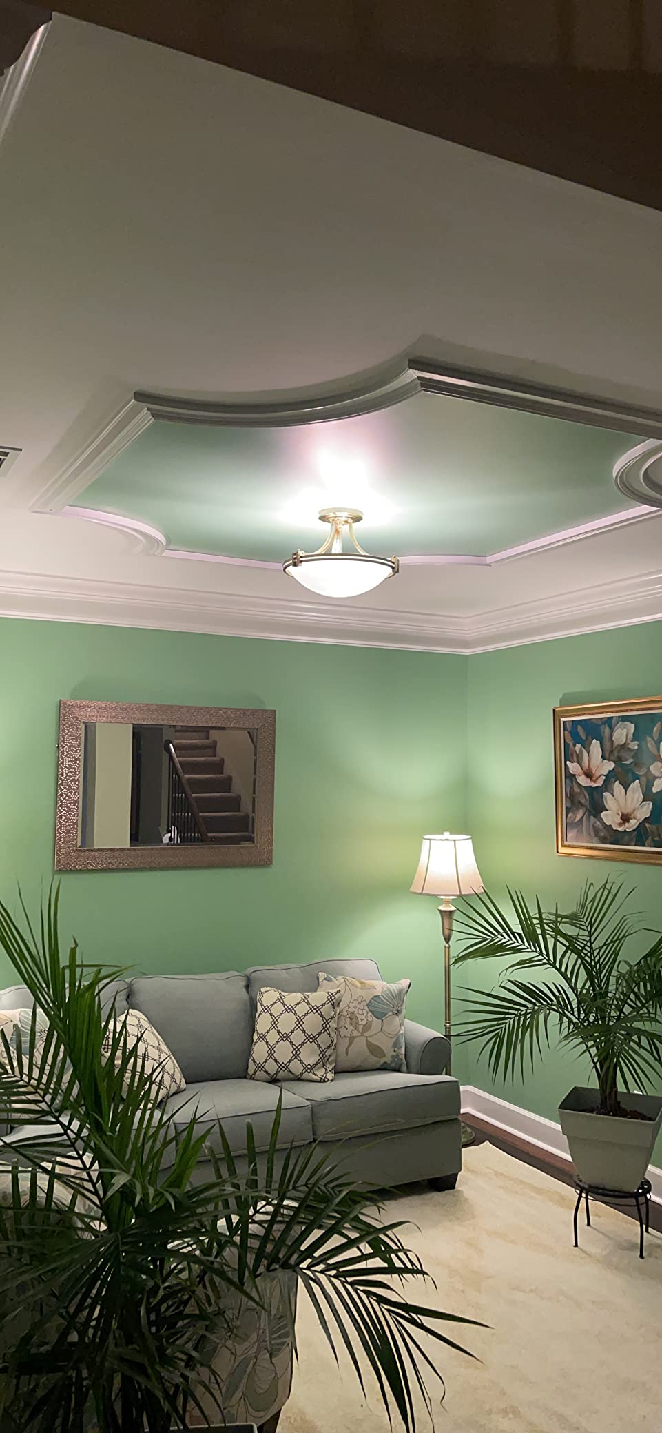 Possini Euro Design Deco Modern Close to Ceiling Light Semi Flush Mount Fixture 16