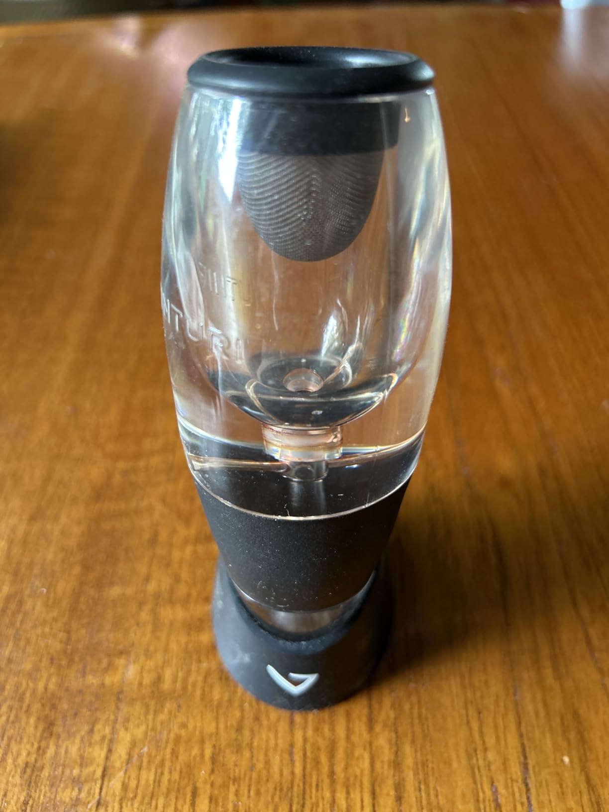 Vinturi Wine Aerator Pourer and Decanter for Red Wines Patented Design Perfectly Aerates Wines By The Glass or Bottle customer photo 2