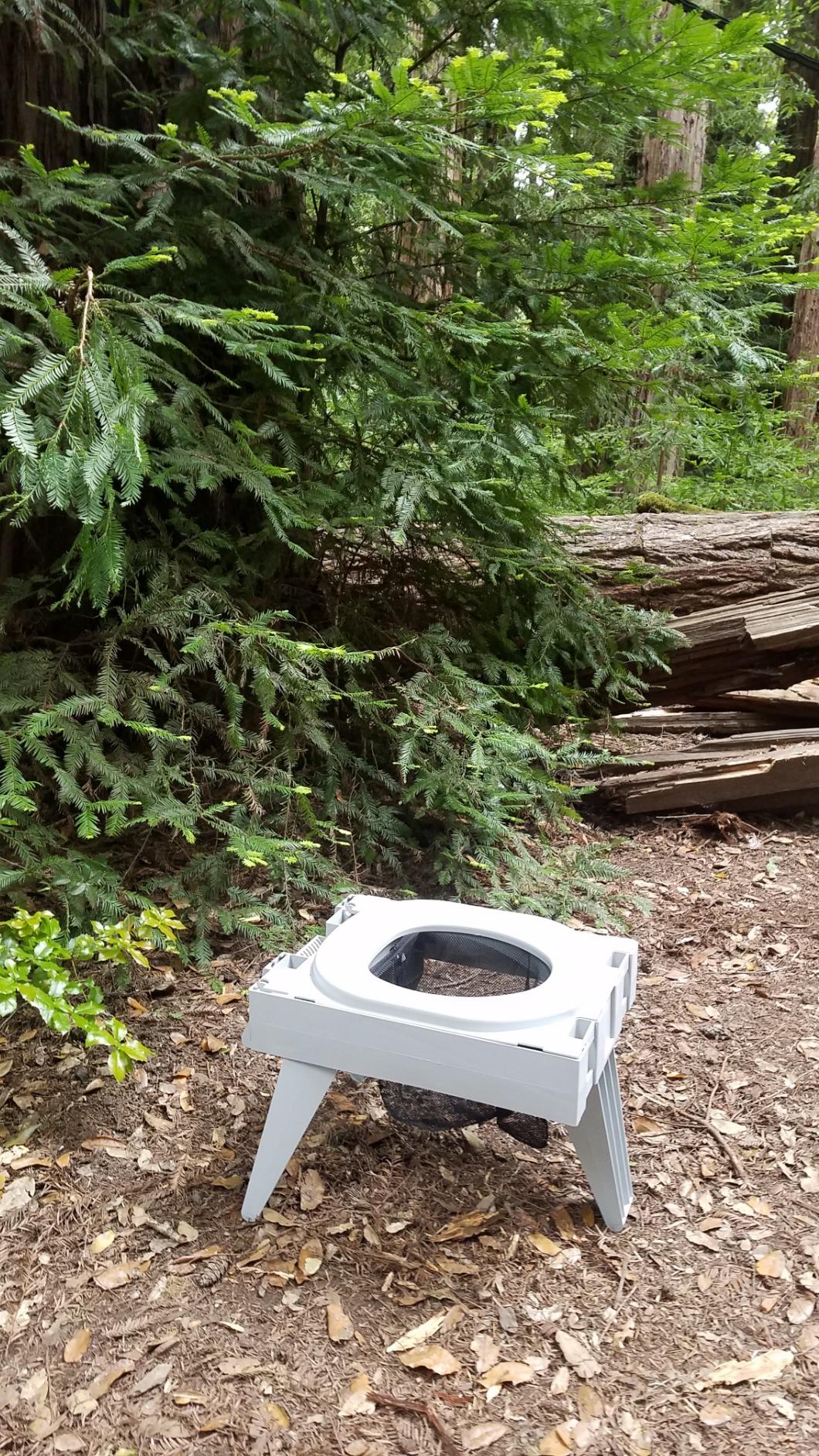 Cleanwaste GO Anywhere Portable Folding Toilet - Plus Bonus Original Wag Bag Kit customer photo 1