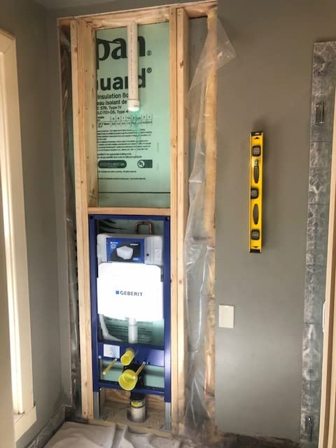 Duravit Geberit 111.335.00.5 DuoFix In-Wall System with Sigma Concealed Tank for 2x6 Wall Construction customer photo 2