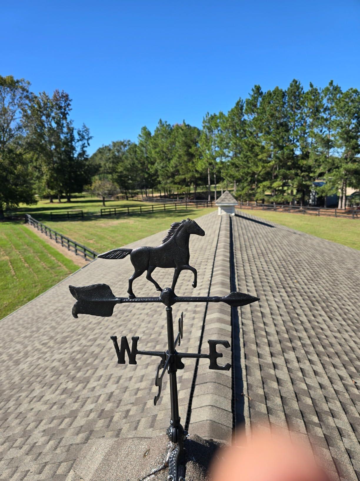 Whitehall Products Horse Accent Weathervane, 24-Inch, Black customer photo 1