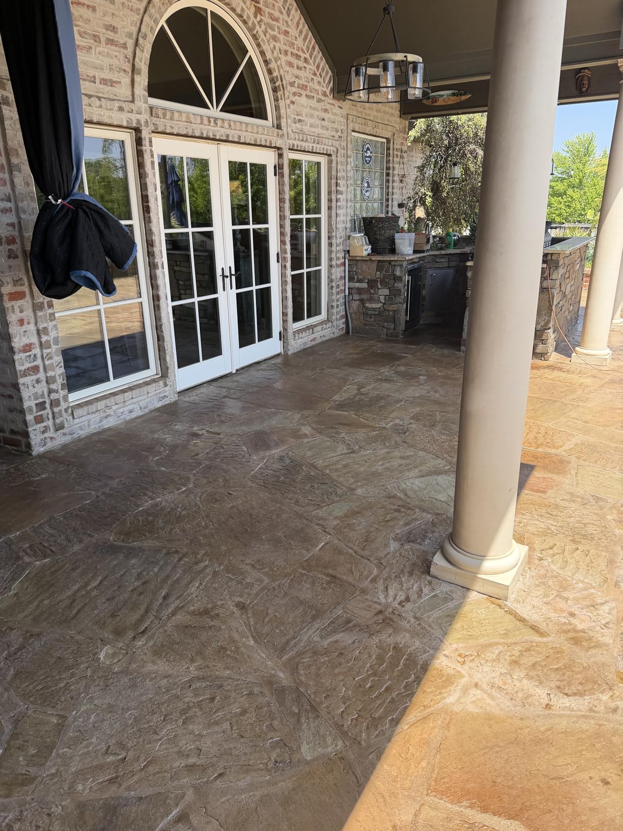 Wet Look Natural Stone Sealer. Durable, Long-Lasting Gloss Protection. Interior and Exterior Pavers, Slate, Sandstone, Travertine, Flagstone, Driveways, Garage Floors, etc. customer photo 2