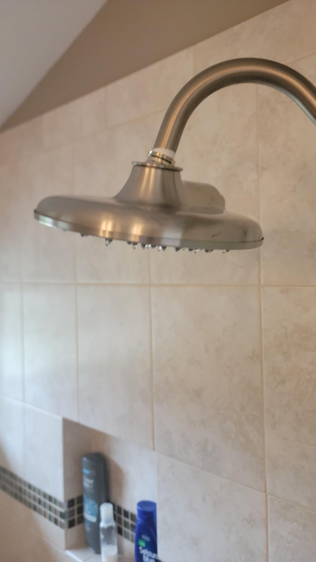 Moen Velocity Chrome Two-Function Rainshower 8-Inch Shower Head with Immersion Technology for a High-Pressure Rinse (S6320) customer photo 2