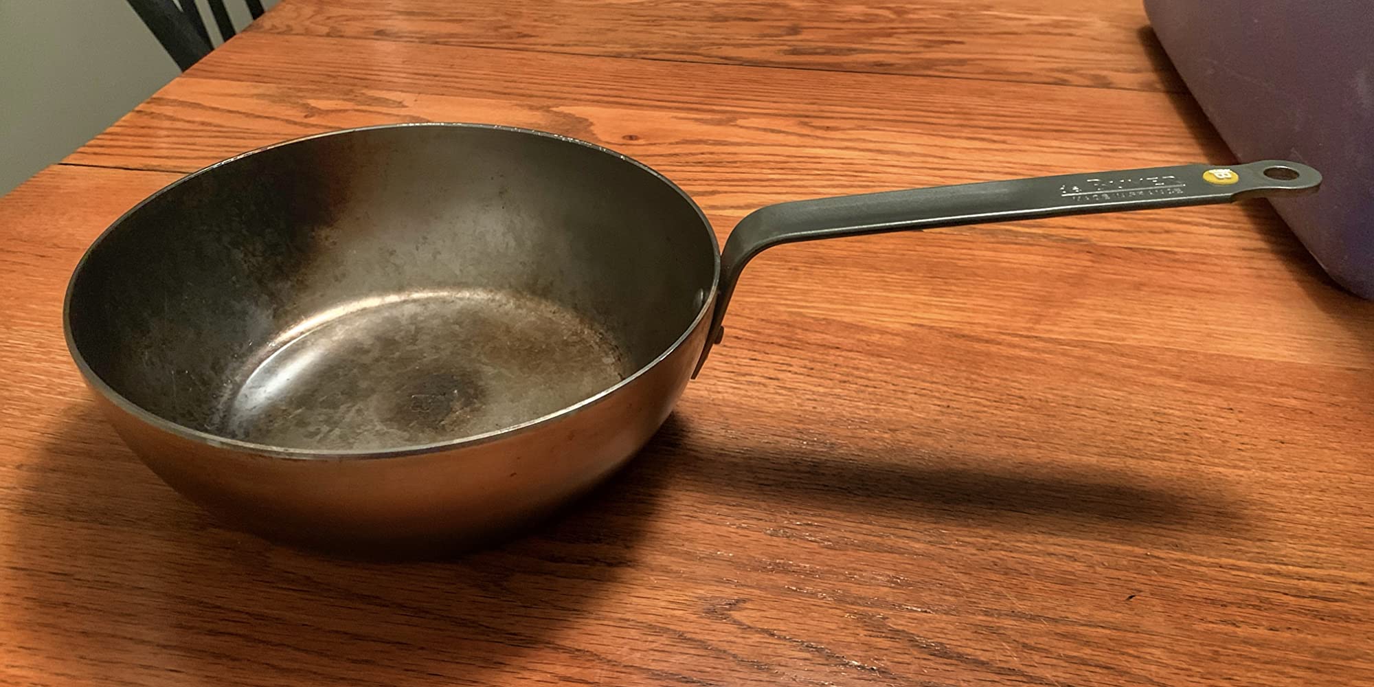 de Buyer MINERAL B Carbon Steel Country Fry Pan - 11