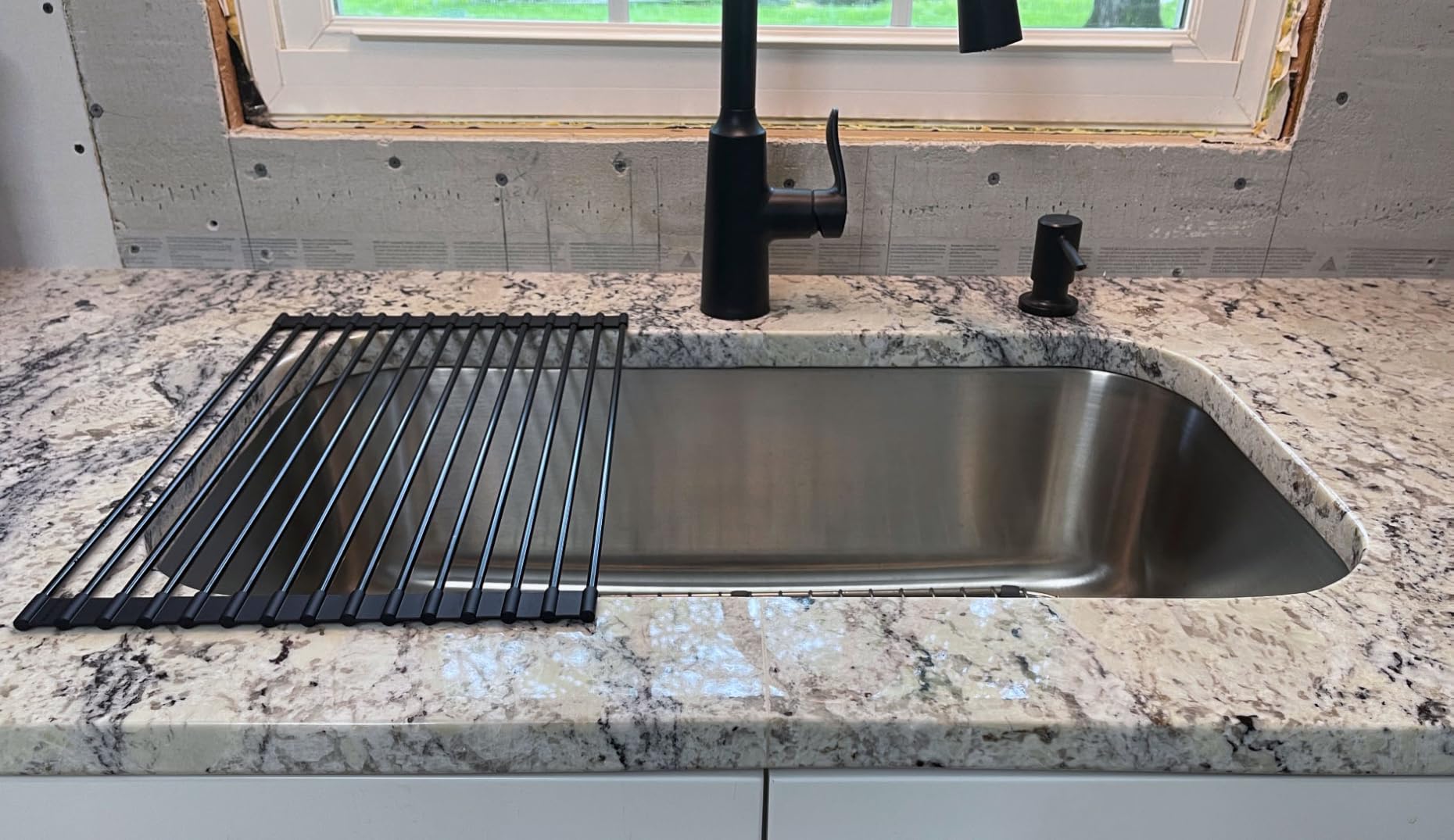 Ruvati 32-Inch Undermount Single Bowl Kitchen Sink - 16 Gauge Stainless Steel Kitchen Sink, Brushed Finish, Soundproof Padding - RVM4200 - Undermount Sinks for Modern Kitchens customer photo 2