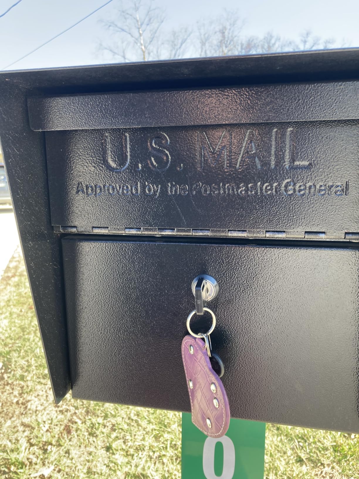 Mail Boss 7506 Mail Manager Curbside Locking Security Mailbox, Black, Large customer photo 2