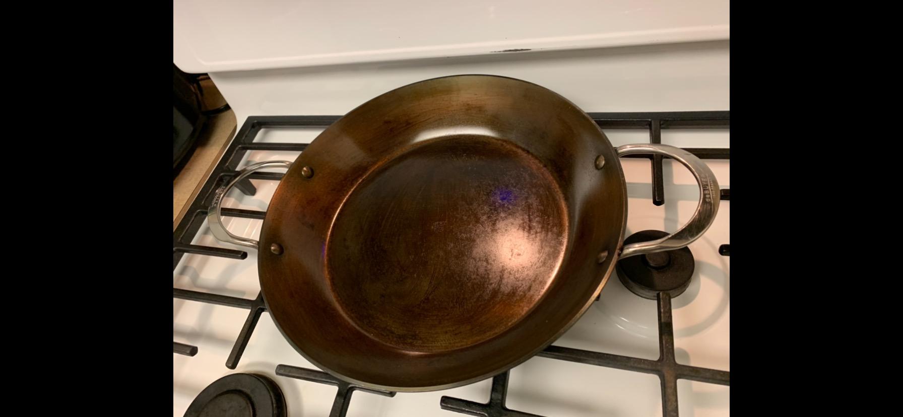 de Buyer MINERAL B Carbon Steel Paella Pan - 12.5-Inch Diameter, Naturally Non-Stick Finish, Made in France customer photo 2