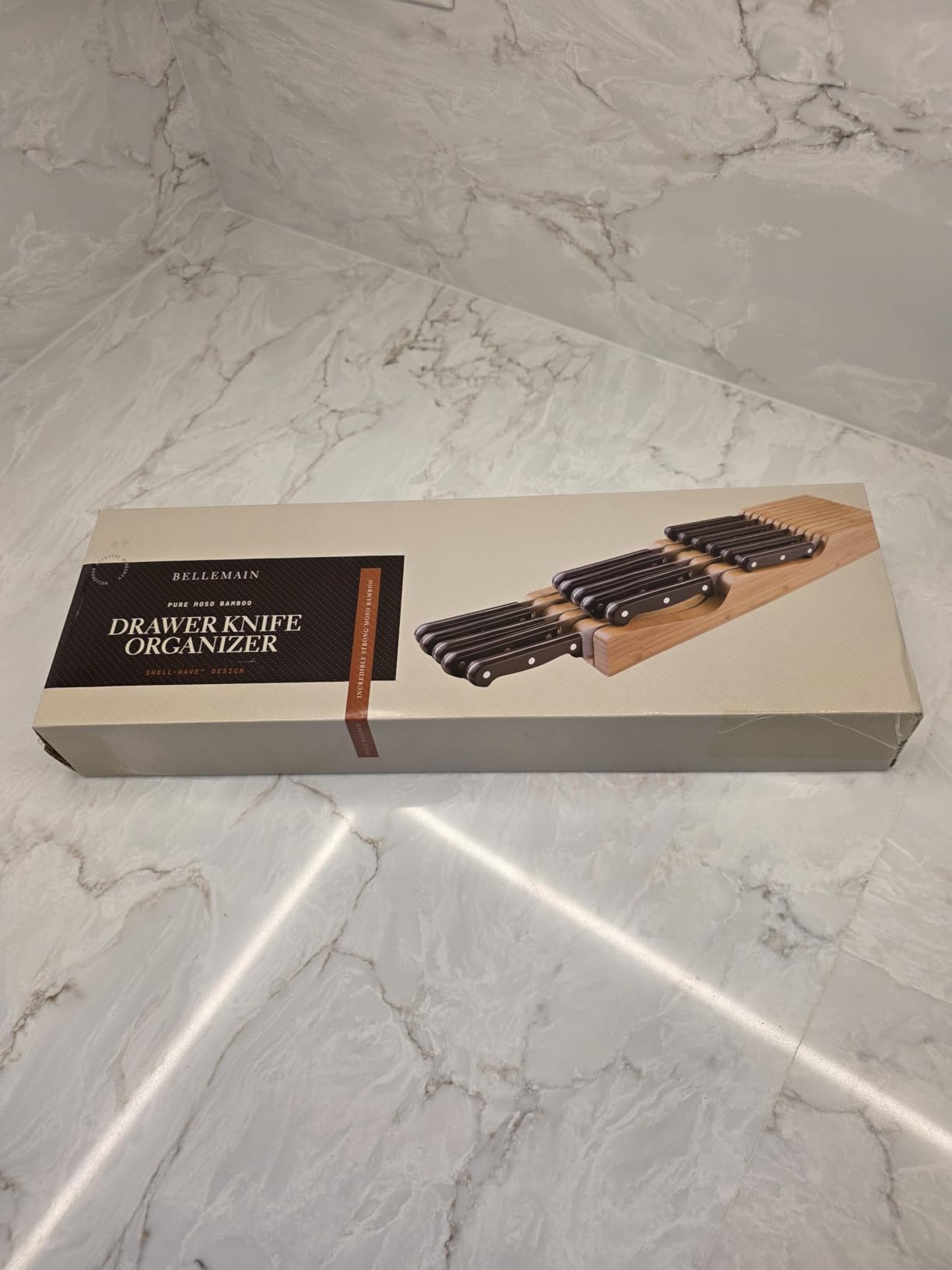 Bellemain 100% Pure Bamboo in Drawer Knife Block | 16 Knife Slots customer photo 2