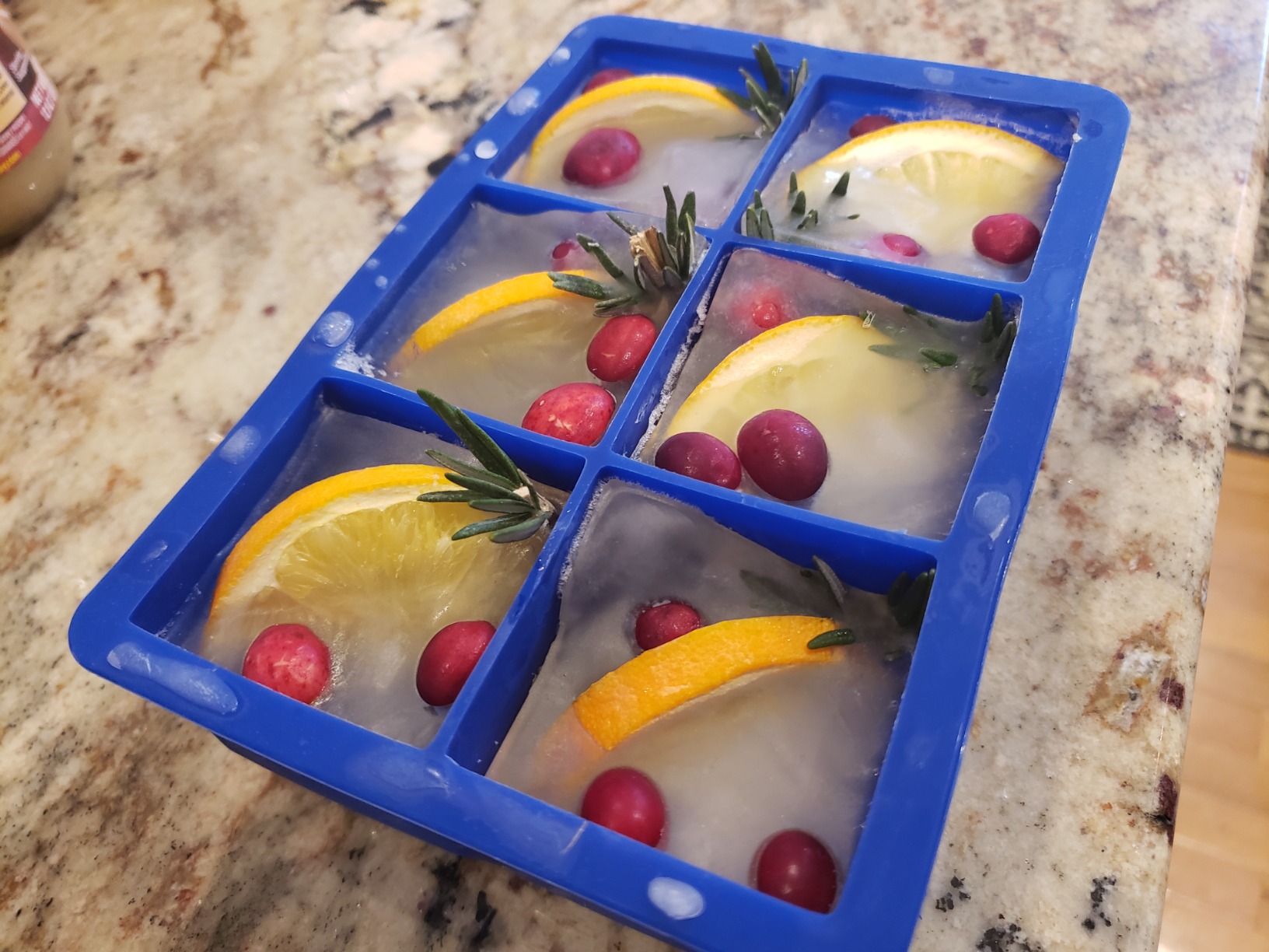 Large Cube Silicone Ice Tray, 2 Pack by Kitch, Giant 2 Inch Ice Cubes Keep Your Drink Cooled for Hours - Cobalt Blue customer photo 2
