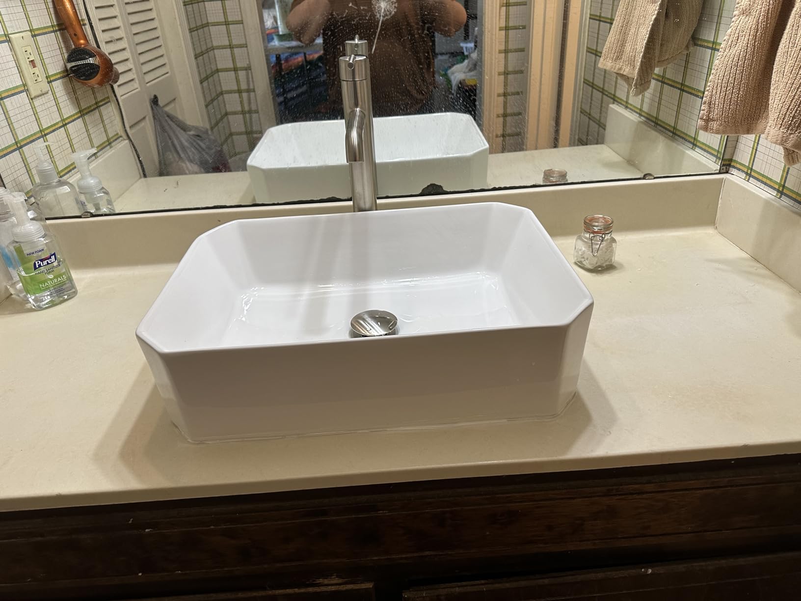 Delta Trinsic Vessel Sink Brushed Gold Bathroom Faucet 1 Hole, Single Hole Bathroom Sink Faucet for Vanity, Champagne Bronze 759-CZ-DST customer photo 1