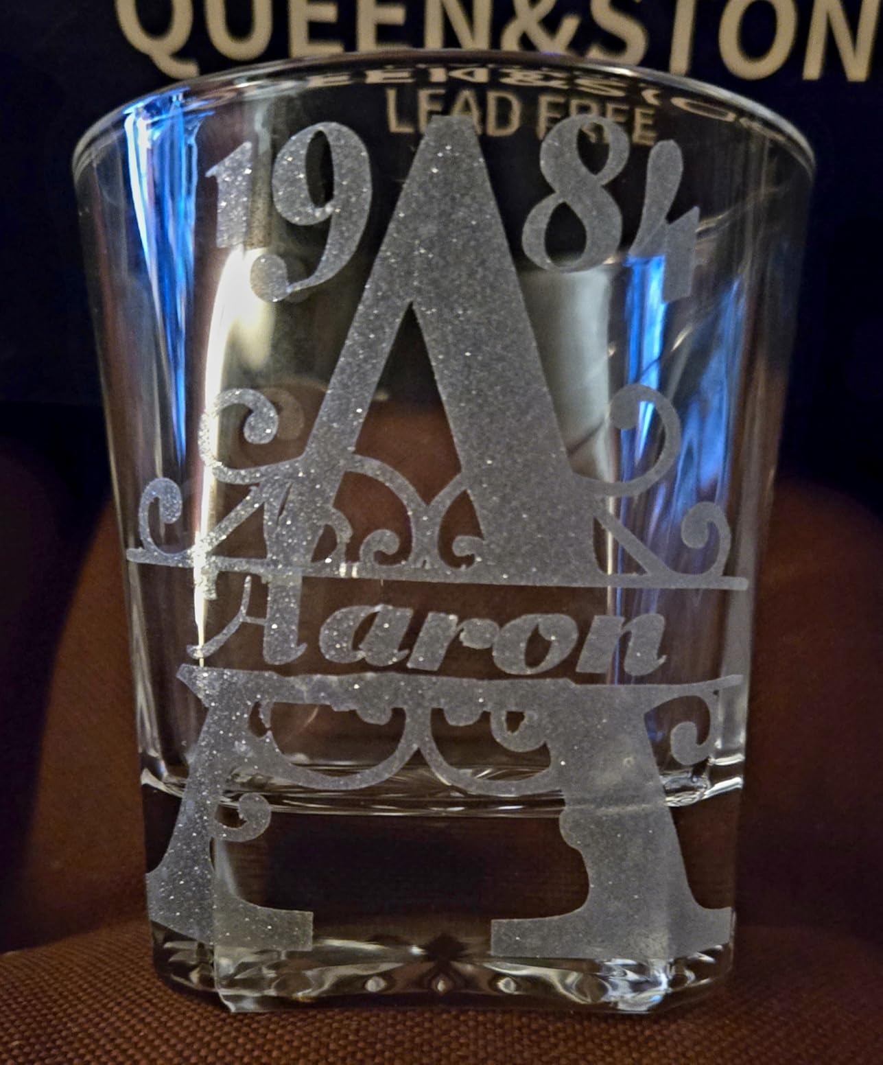 Square 25oz Whiskey Decanter with Glass Stopper customer photo 1