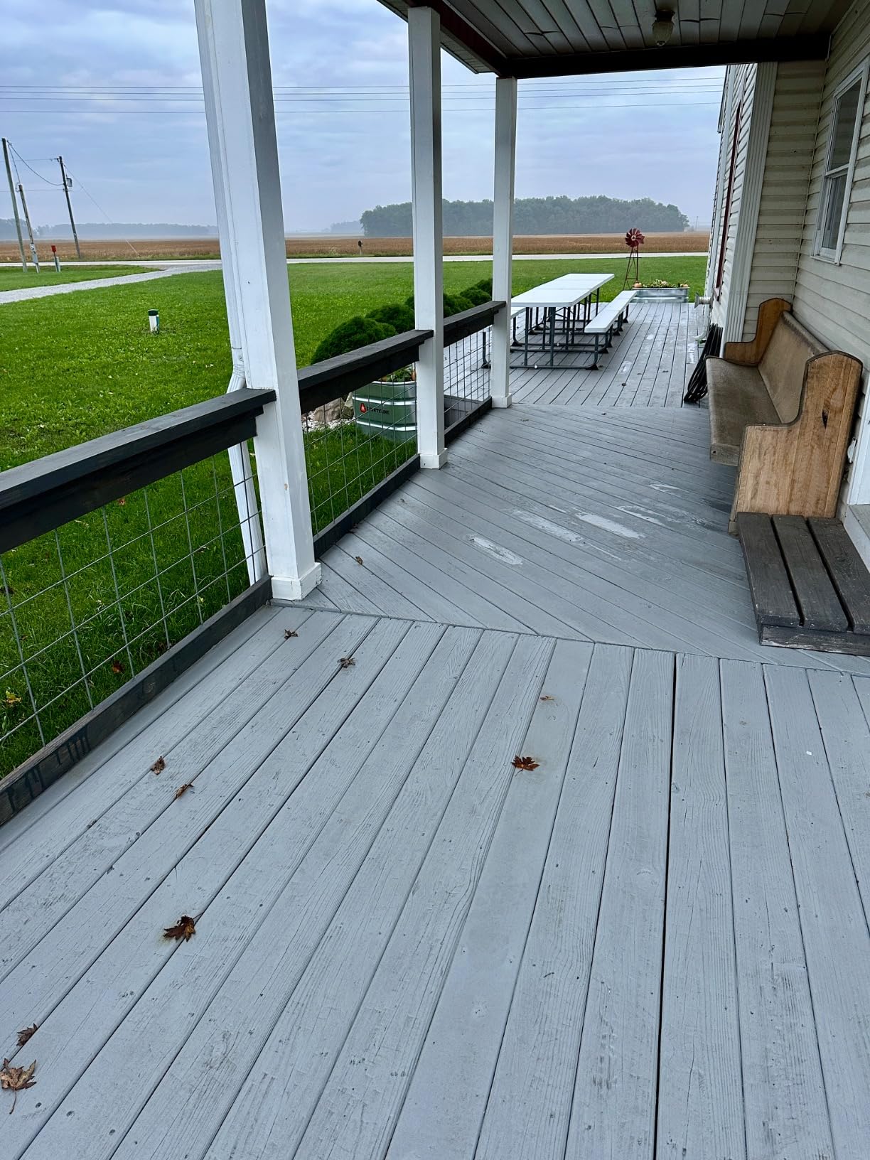 KILZ Low-Lustre Enamel Porch & Patio Latex Floor Paint, Interior/Exterior, Slate Gray, 1 Gallon customer photo 2