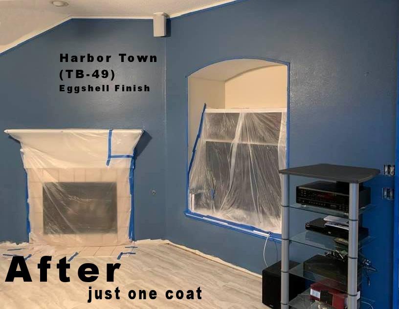 KILZ TRIBUTE Paint & Primer, Interior, Semi-Gloss, Calm Forest, 1 Gallon customer photo 1