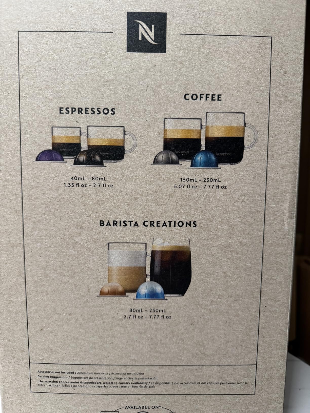 De'Longhi Nespresso Vertuo Plus Coffee and Espresso Maker by De'Longhi, Grey customer photo 2
