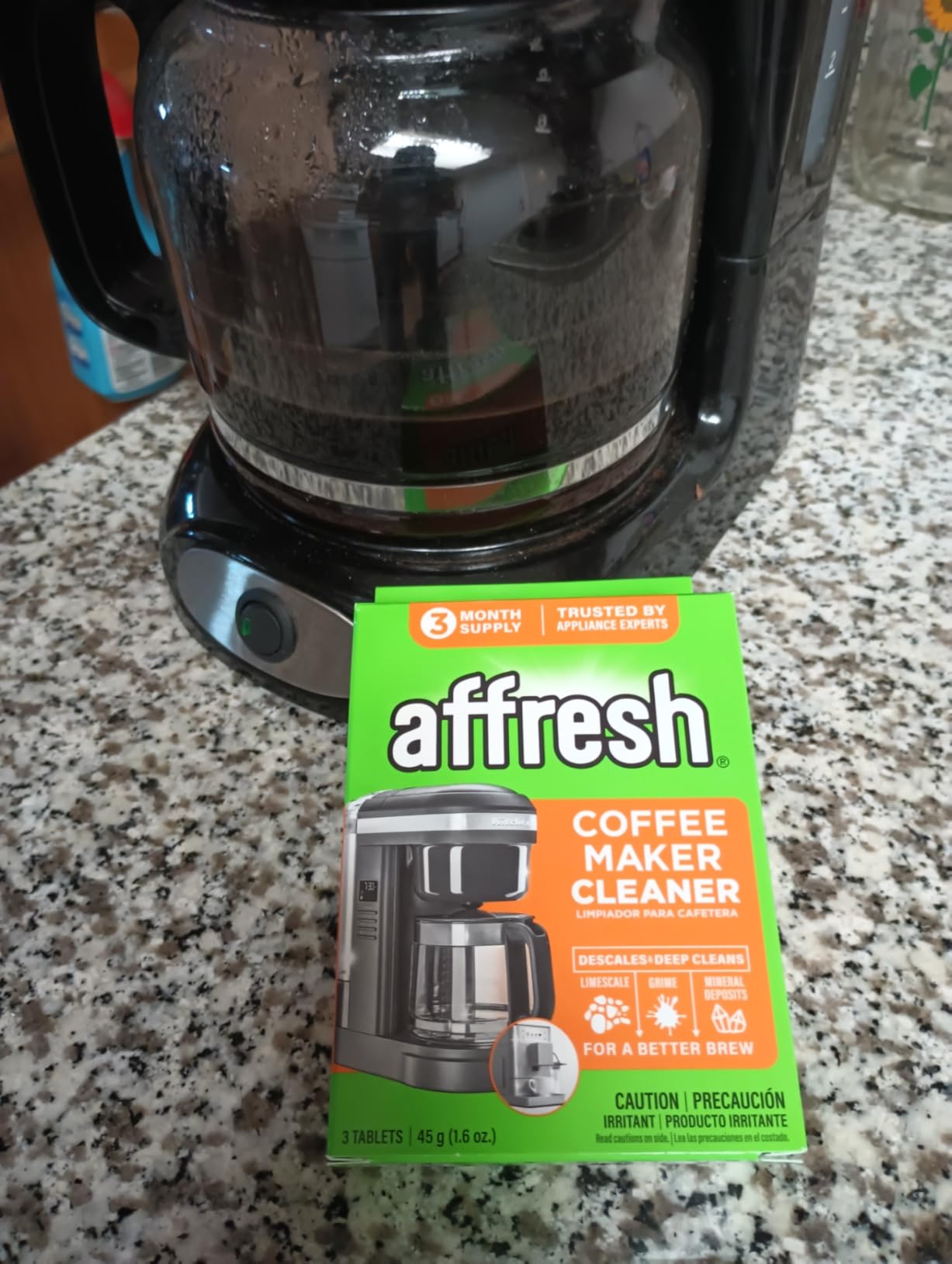 Affresh Coffee Maker Cleaner, for Multi Cup Drip, Pod, Single Serve and Espresso, Descales & Cleans Limescale & Mineral Deposits, 3 Tablets customer photo 1