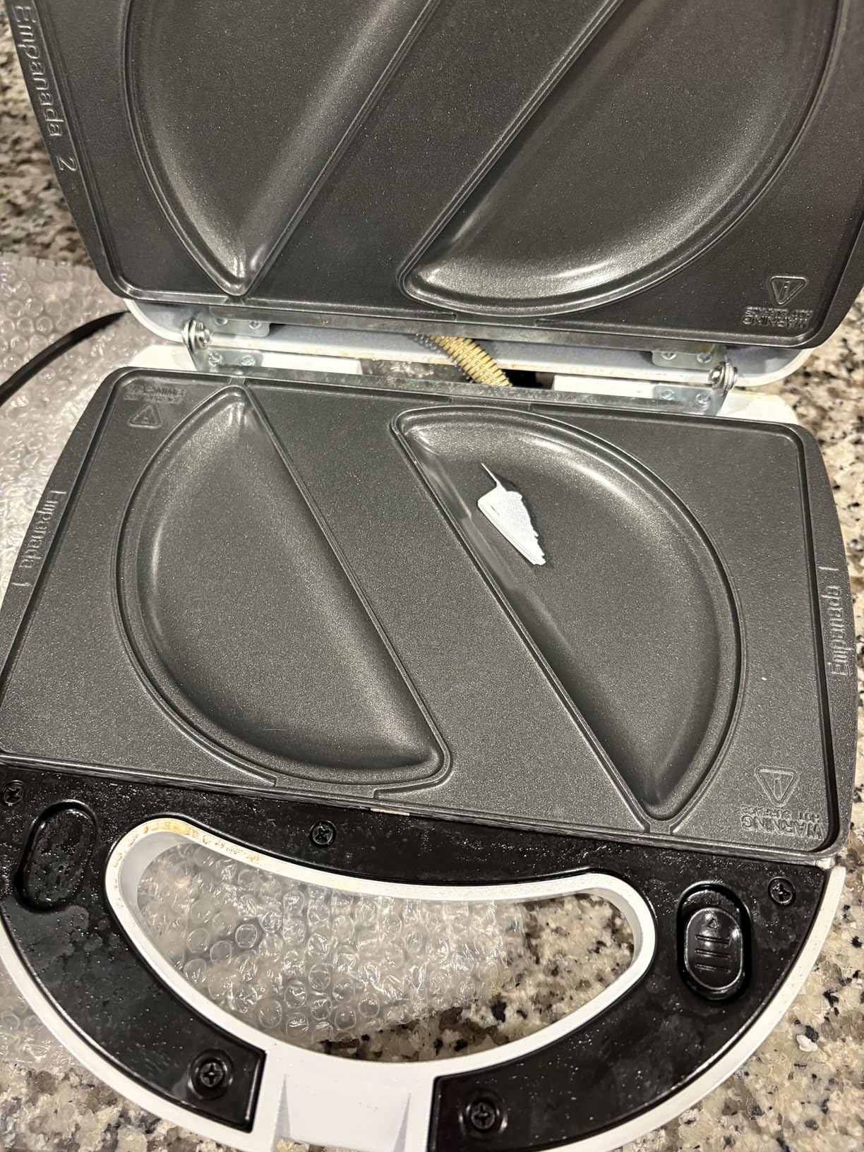 Electric Empanada Maker Machine w Dough Cutter & Nonstick Plates - Easier than Press & Molds - Homemade Latin Turnovers, Hand Pies, Dumplings, Stuffed Pastries w BONUS Churro Plates customer photo 2