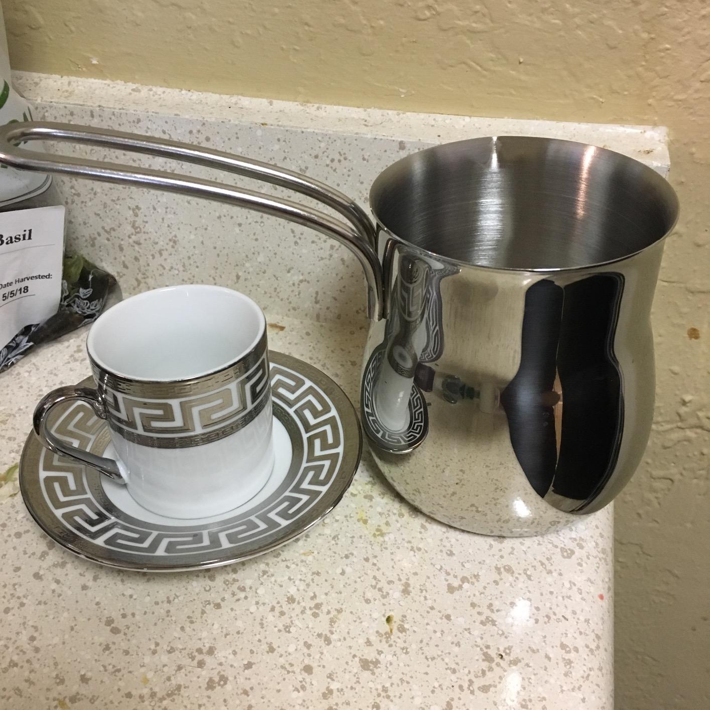 Cuisinox Stainless Steel Turkish Cezve Coffee Pot, 12 Oz customer photo 2