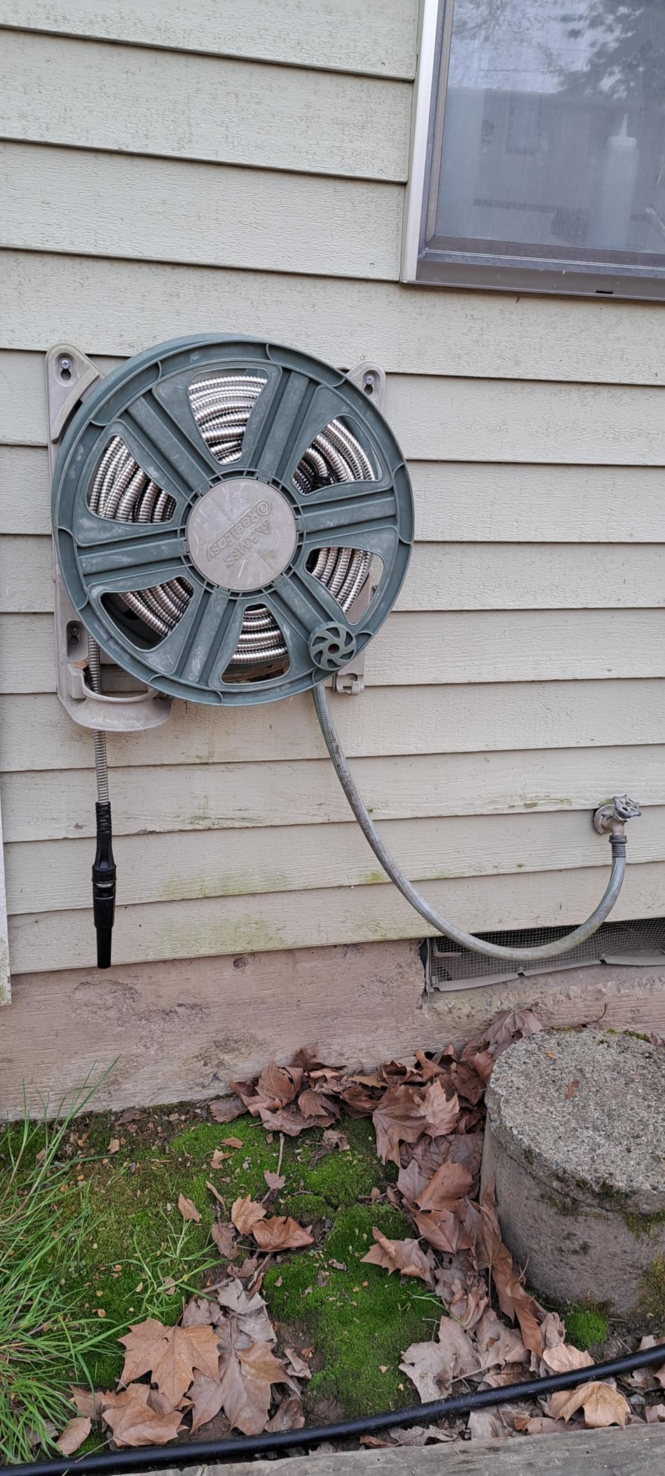 BIONIC STEEL 100 Ft Metal Garden Hose with Sprayer Nozzle | Non Kinking Design, Stainless Steel Heavy Duty Water Hose 100 Ft x 5/8 in. customer photo 1