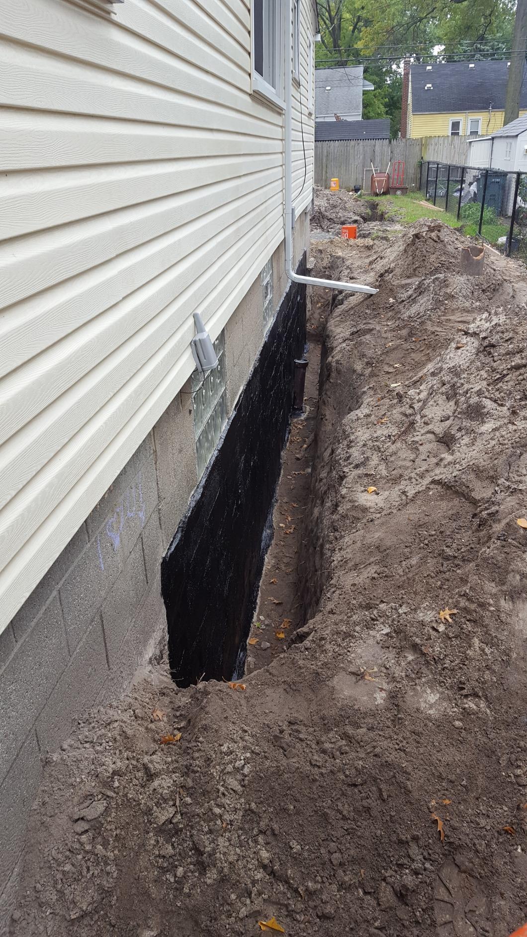 Liquid Rubber Basement and Foundation Repair Sealant - Waterproof Concrete Sealer & Crack Filler - Flexible Coating for Indoor & Outdoor Use - Waterproofing Paint - Black, 1 Gallon customer photo 2