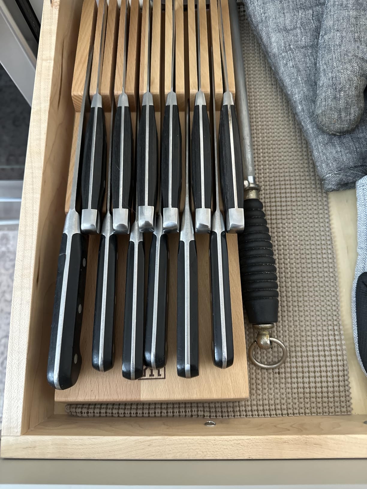 ZWILLING In-drawer Knife Organizer, 8-slot, Beechwood customer photo 2