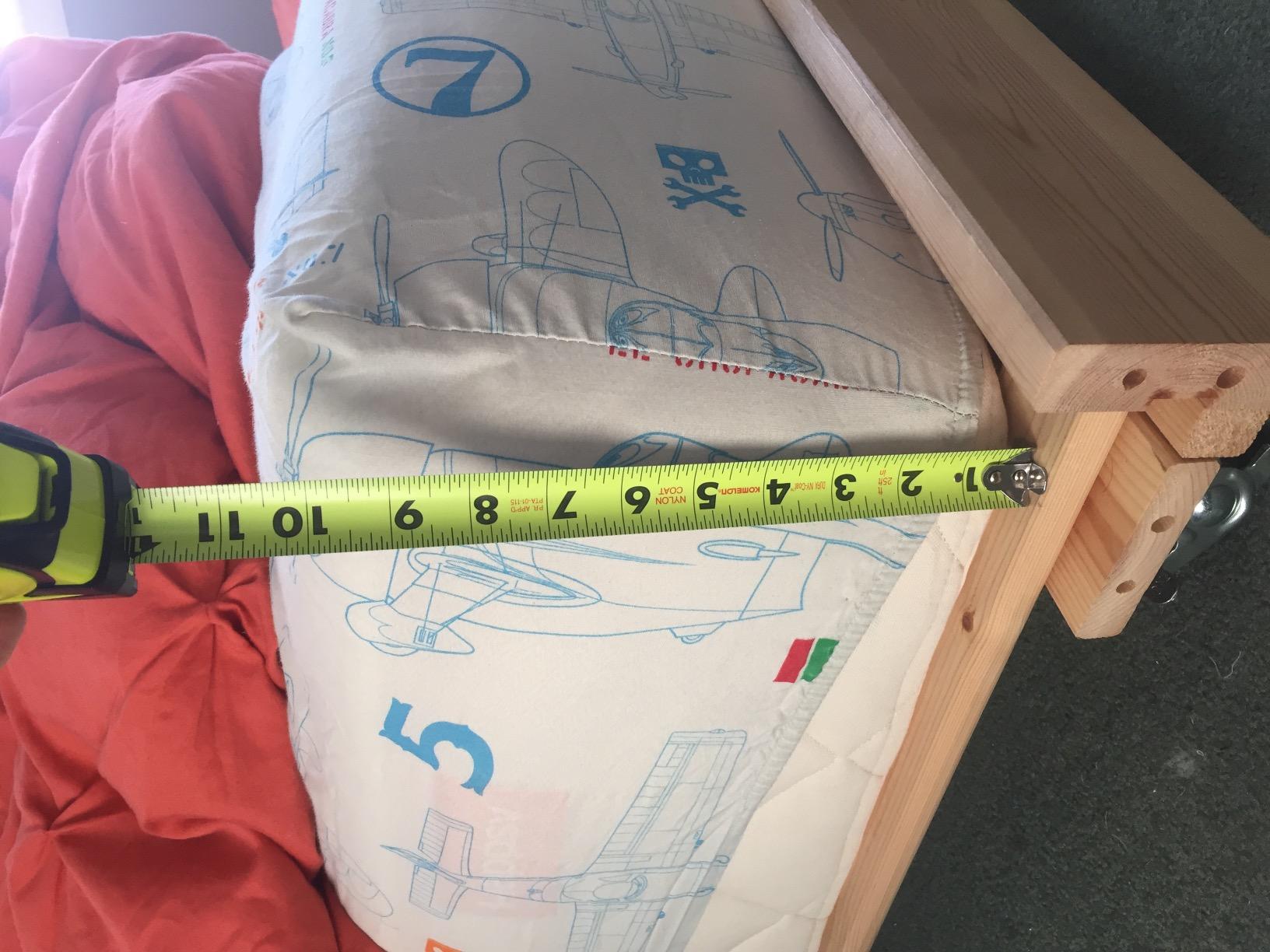 Happsy Organic Hybrid Mattress - Natural Latex - Medium Firm Mattress with Encased Coil Layers customer photo 1