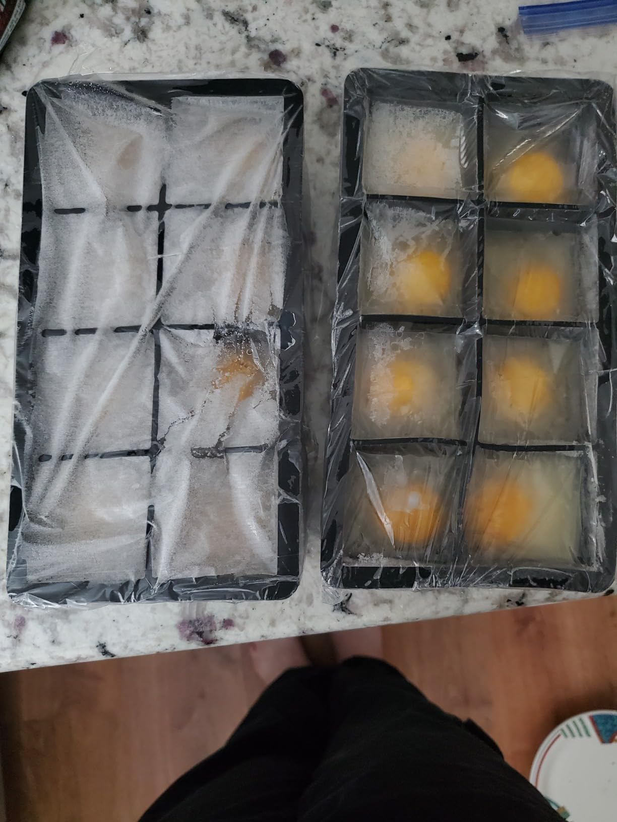 Ice Cube Molds - 2-Pack Silicone Trays for 8 Large Square Cubes - Slow-Melt Ice for Whiskey, Cocktails, Coffee & More customer photo 1
