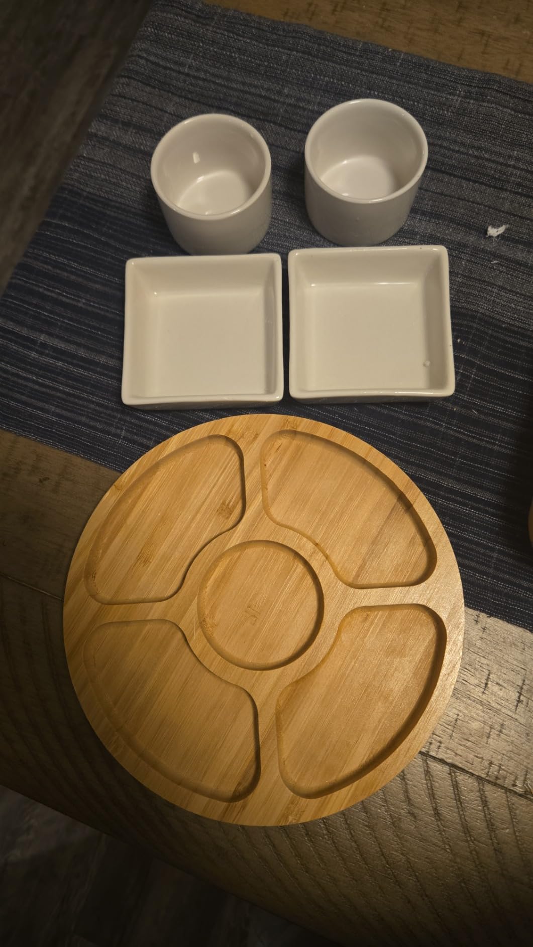 Bamboo Charcuterie Board Gift Set | Large Cheese Board with Hidden Drawers, Knives & Bowls | Perfect Housewarming, Wedding for Couples and Hosts customer photo 2