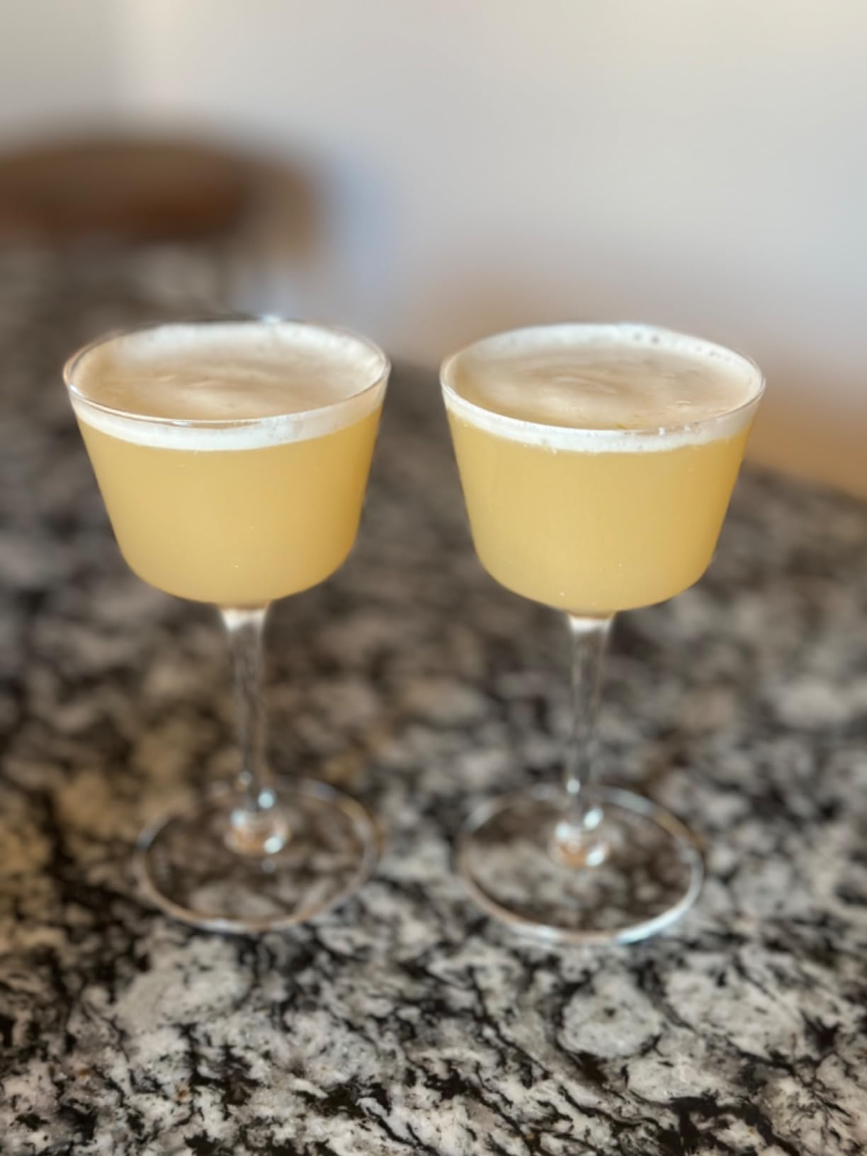 Viski Nick and Nora Glasses, Stemmed Drinkware, Premium Crystal Cocktail Glasses, Cocktail Coupe Glasses, Home and Bar Glass cups, Set of 2, 4oz customer photo 2