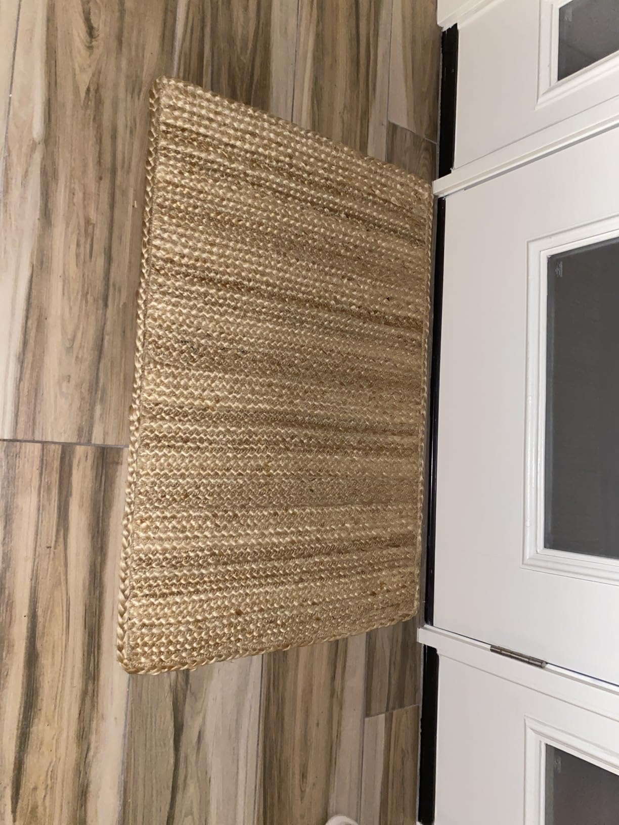 SAFAVIEH Area Rug 6x9 - Cape Cod Collection - Natural Brown, Handmade Braided Flat Weave Jute (CAP252A) customer photo 1