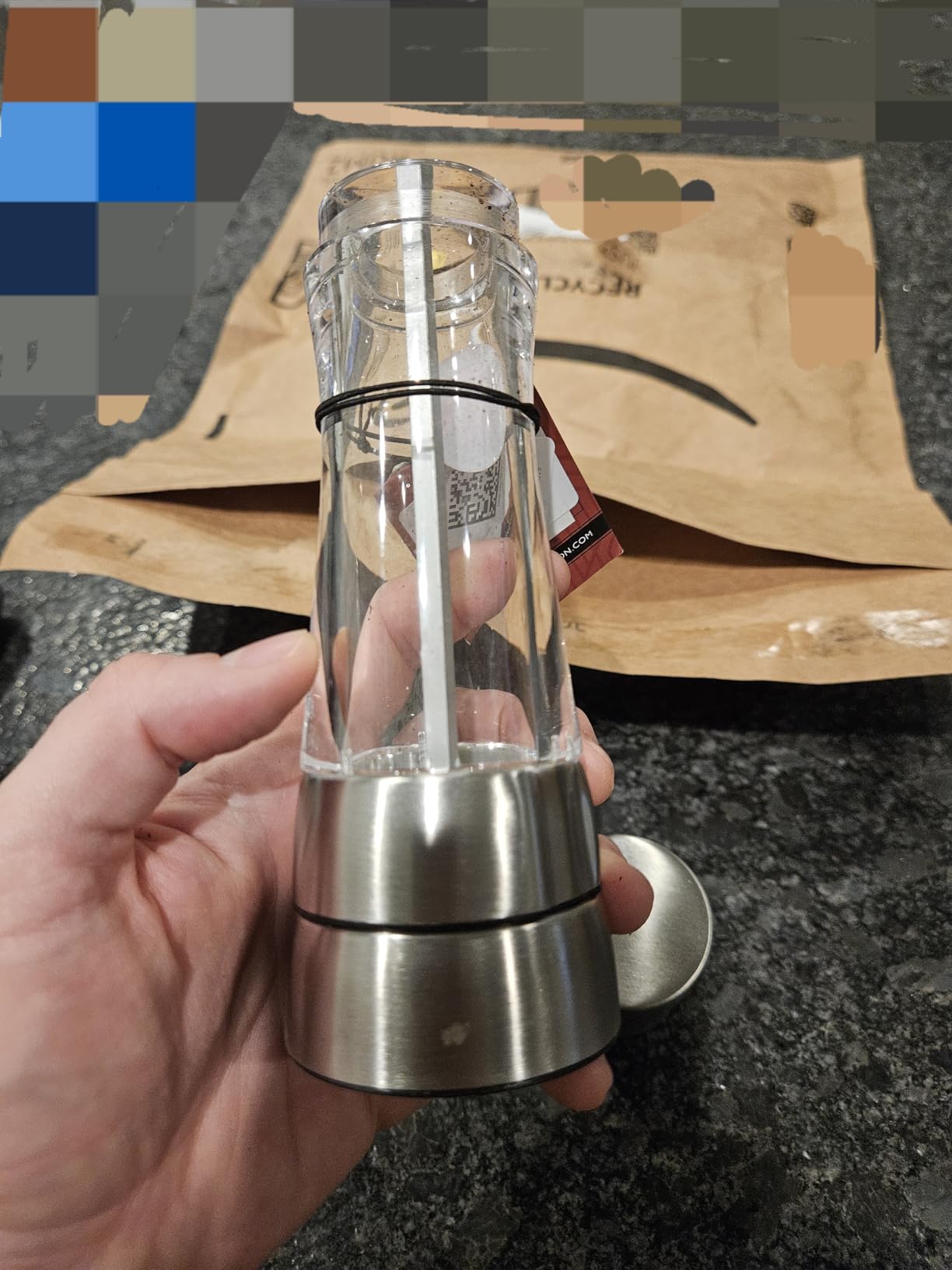 Cole & Mason Derwent Pepper Mill - Refillable Pepper Grinder with Gourmet Precision Mechanisms - Forest Wood customer photo 2