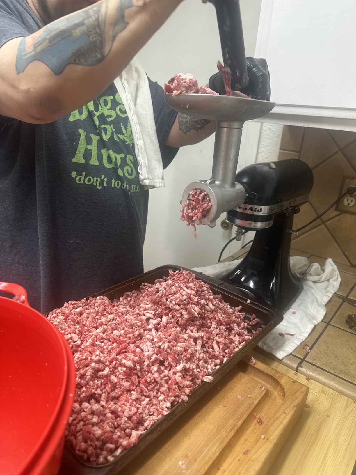KitchenAid Stand Mixer Attachment, Food Grinder KSMMGA, Metal Food Grinder customer photo 2