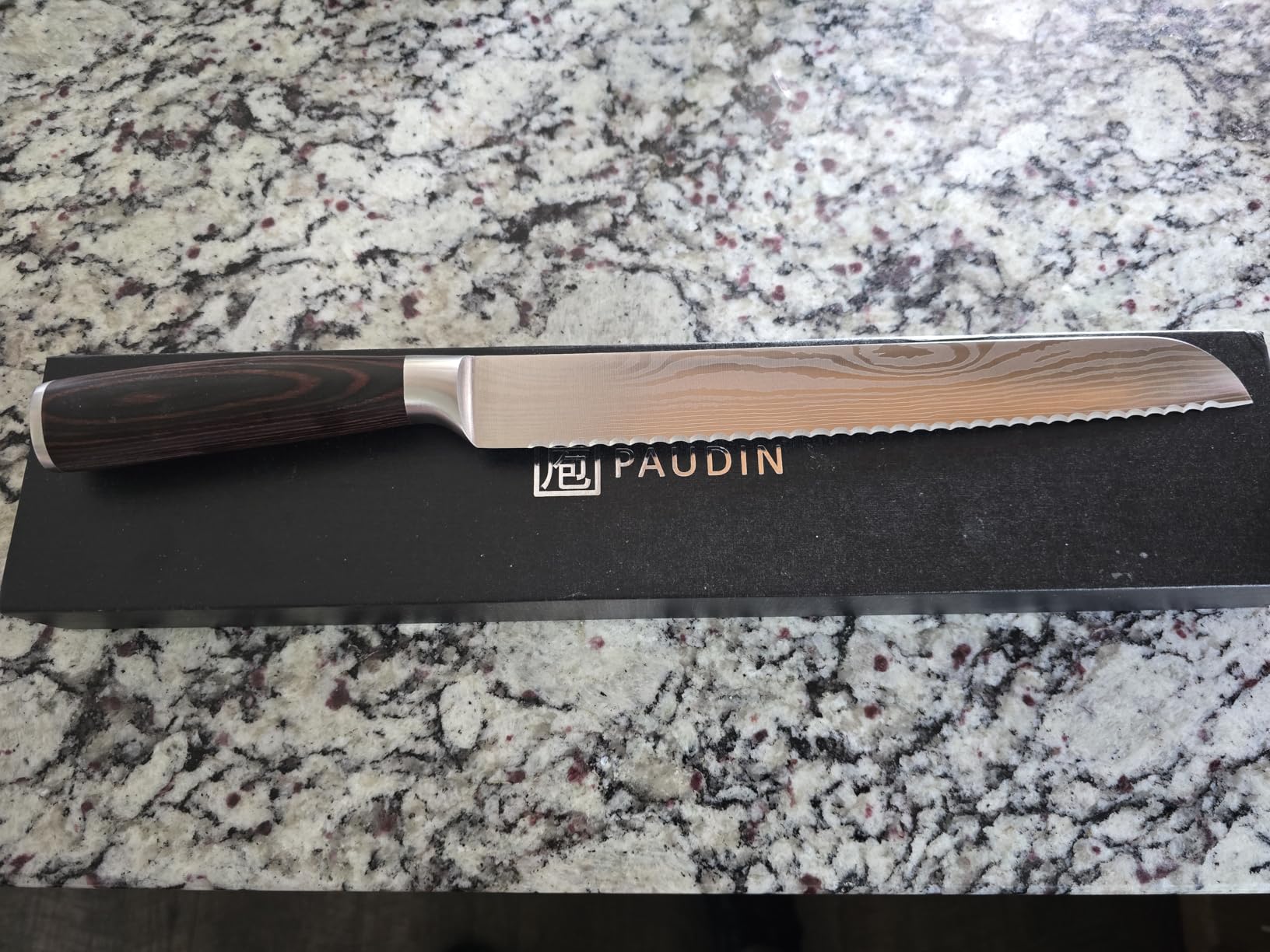 PAUDIN Boning Knife 6 Inch, Super Sharp Fillet Knife, German High Carbon Stainless Steel Deboning Knives, Professional Boning Knives for Meat Poultry Chicken, Pakkawood Handle customer photo 1