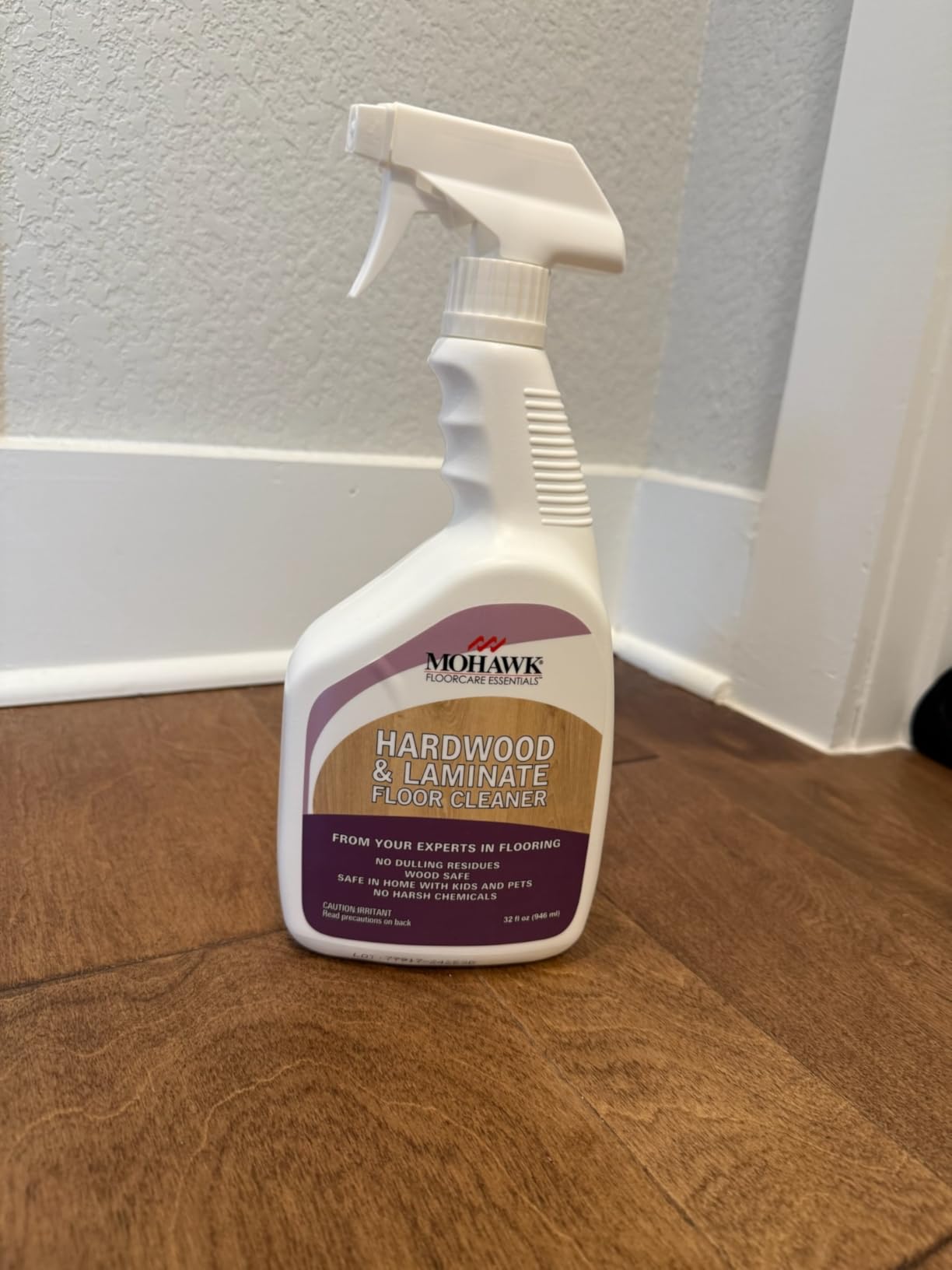 Mohawk FloorCare Essentials Hardwood & Laminate Floor Cleaner - 32 Ounce Spray Bottle customer photo 2