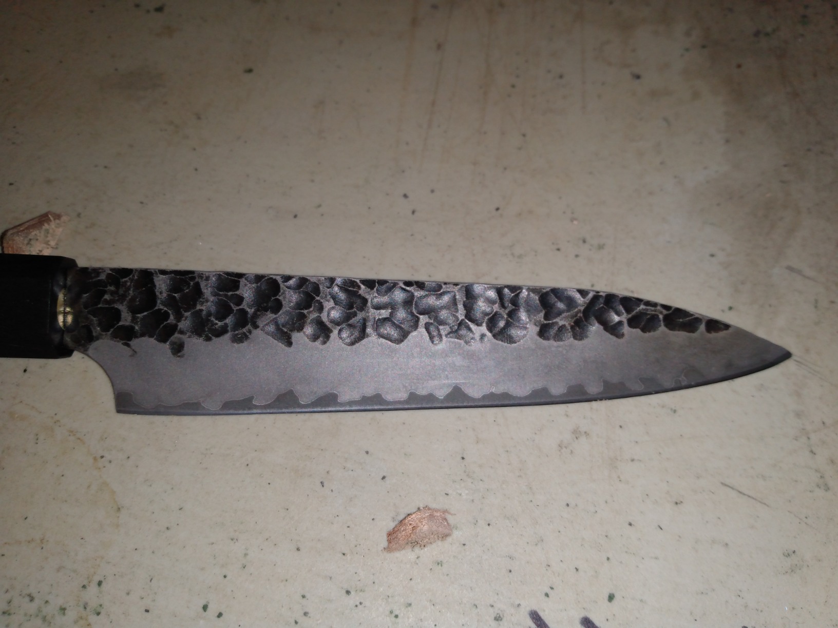 FINDKING Japanese Nakiri Knife 7 Inch, Vegetable Cleaver with High Carbon Steel Blade, Rosewood Octagonal Handle, Dynasty Series customer photo 1