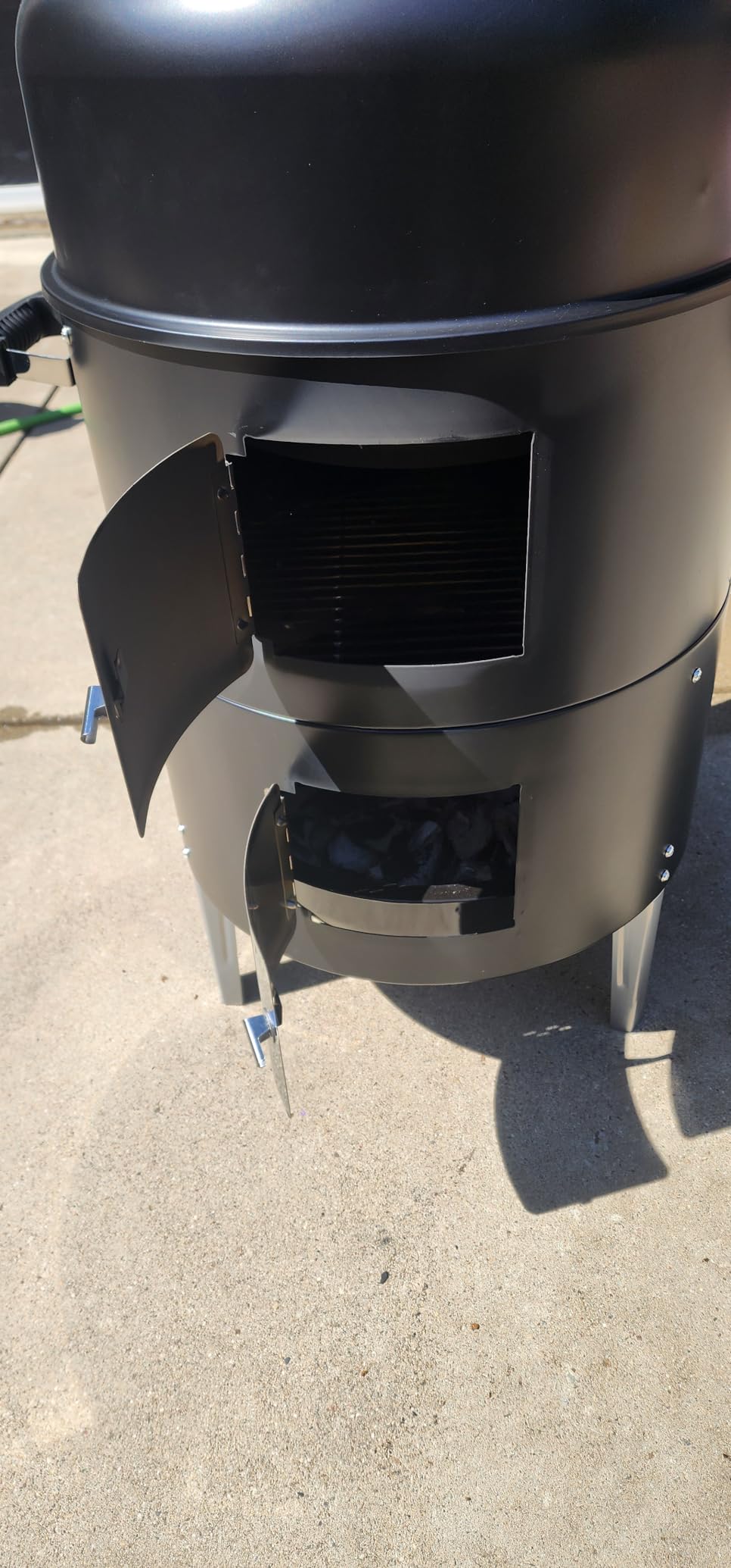 Realcook Vertical 17 Inch Steel Charcoal Smoker customer photo 2