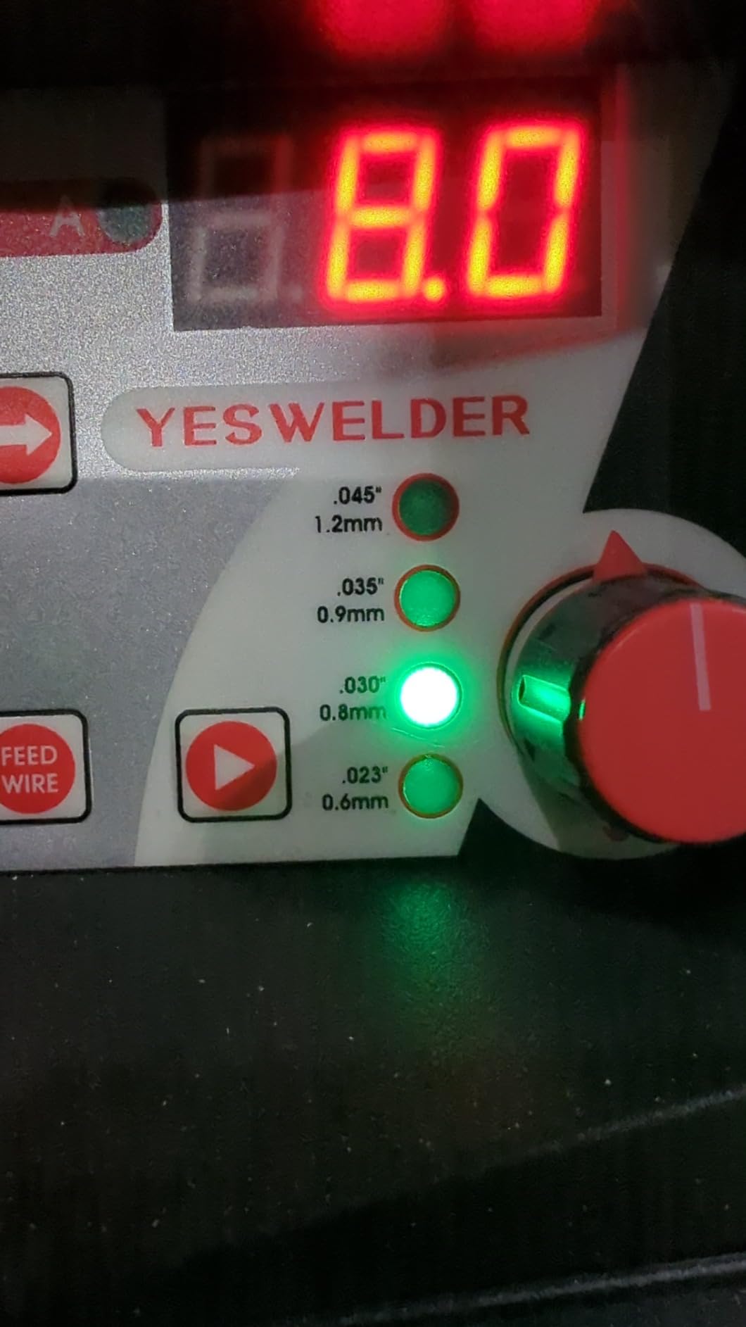 YESWELDER 205A MIG Welder, 110V/220V Dual Voltage, 5 in 1 Gas MIG/Flux Core MIG/Spool Gun MIG/Lift TIG/Stick Multiprocess LED Digital Display customer photo 2