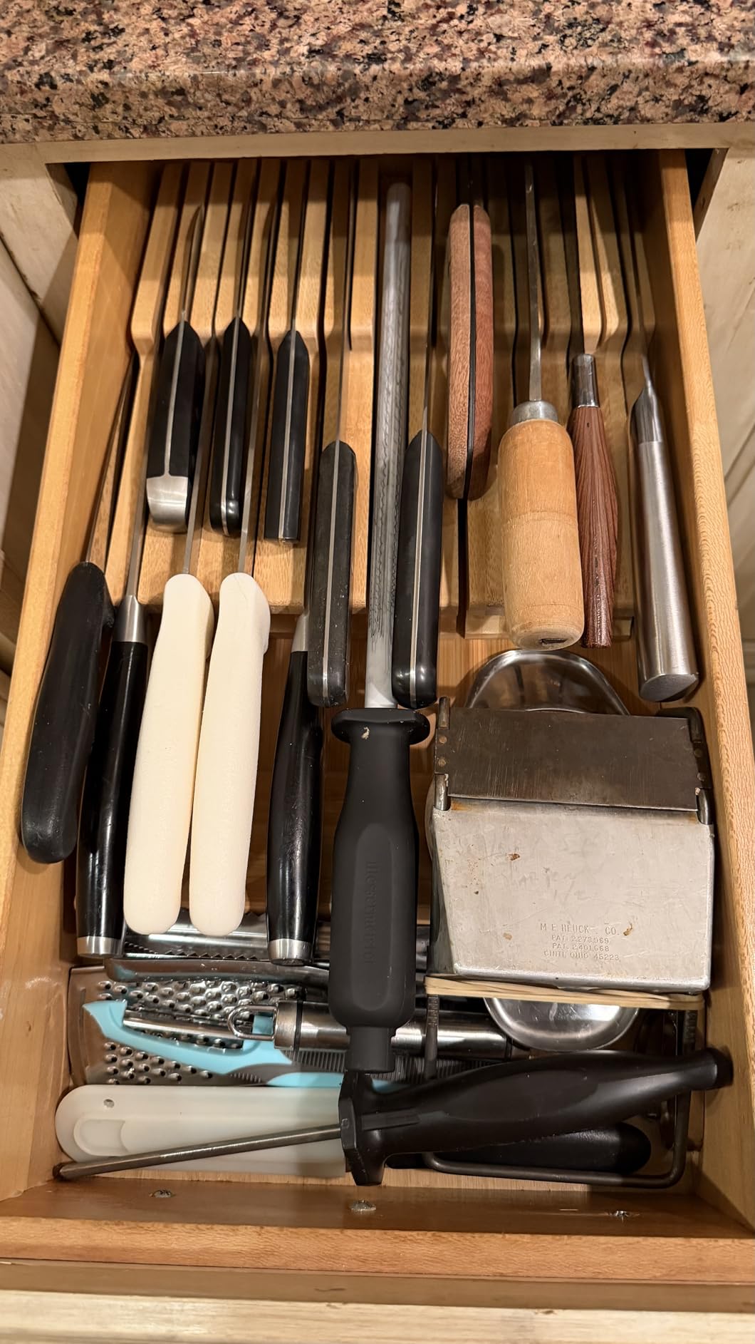 NIUXX Bamboo In-Drawer Knife Block Set for 16 Knives customer photo 1