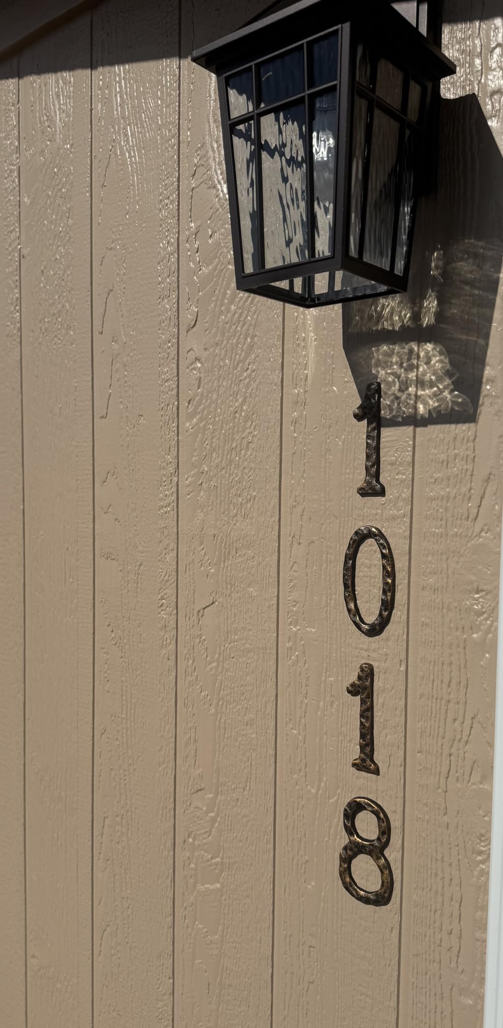 MGTECH House Number 2, 5.5 Inch Rustic Cast Iron Address Numbers, Bronze customer photo 1