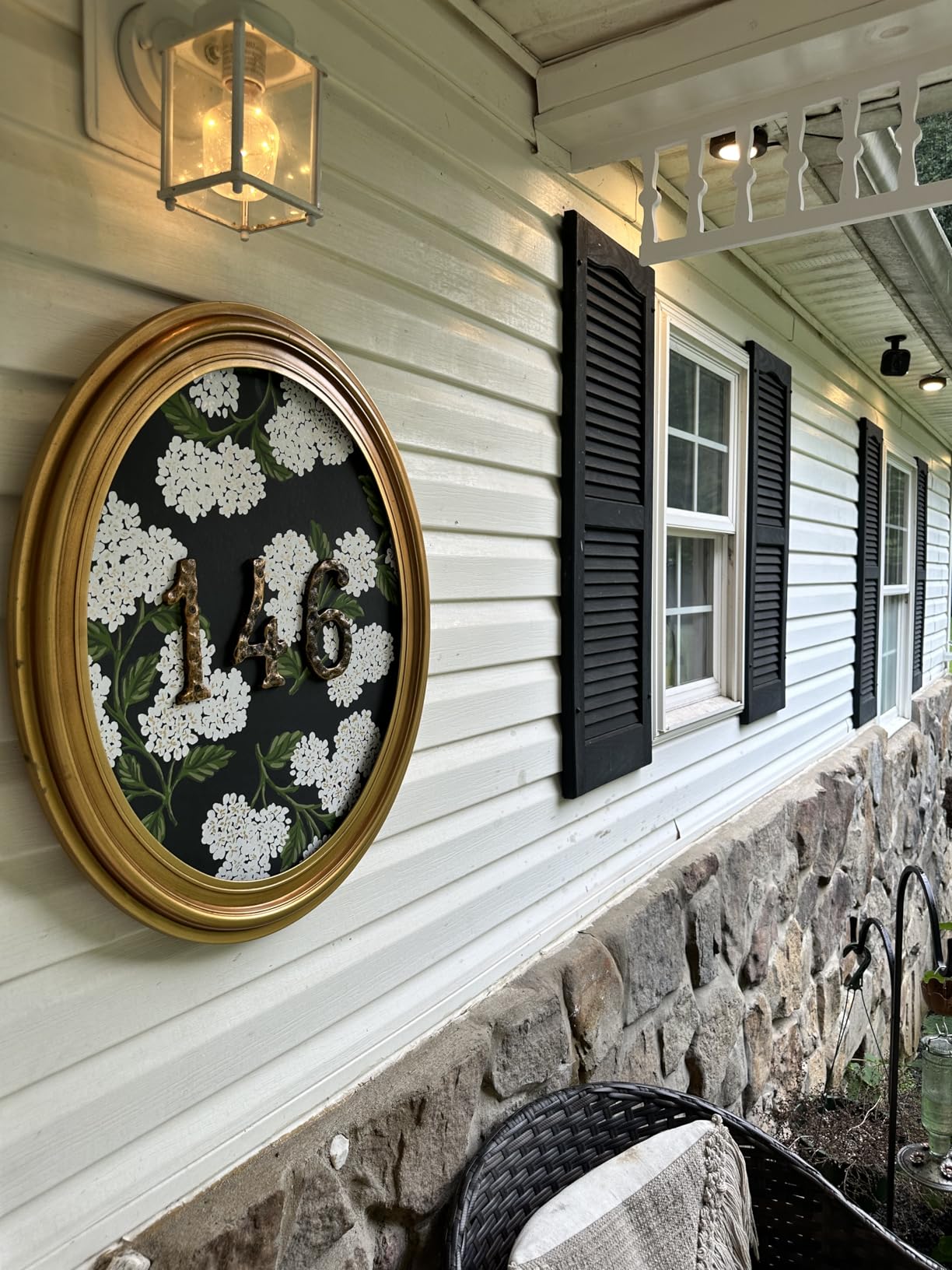 MGTECH House Number 2, 5.5 Inch Rustic Cast Iron Address Numbers, Bronze customer photo 2