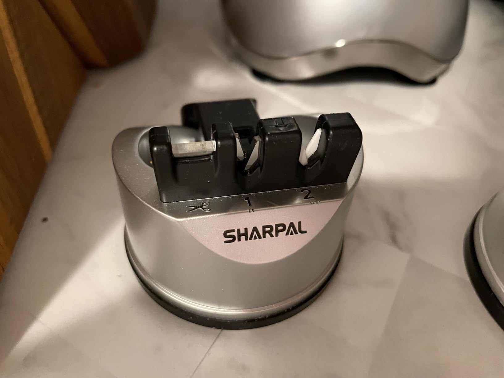 SHARPAL 191H Knife Scissors Sharpener | Repairs, Restores & Sharpens Straight, Serrated & Kitchen Knives - Versatile Sharpening Tool for Blades Fathers Day Gift customer photo 2